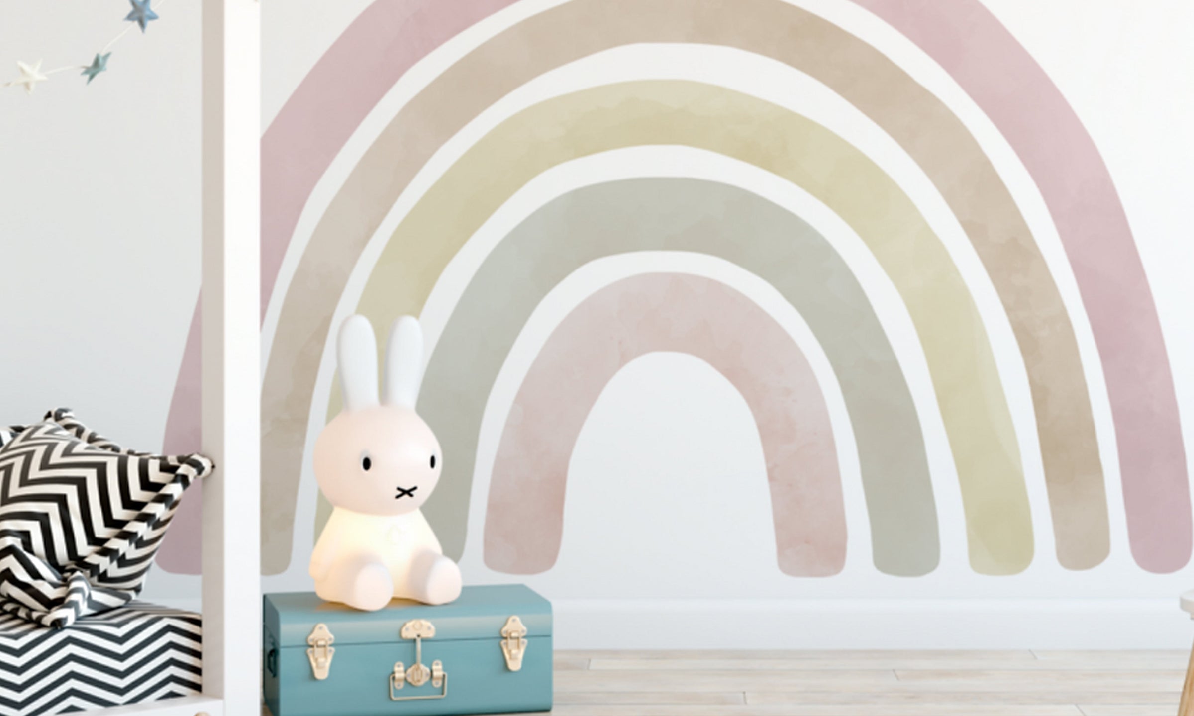 nursery wall decal decor rainbow