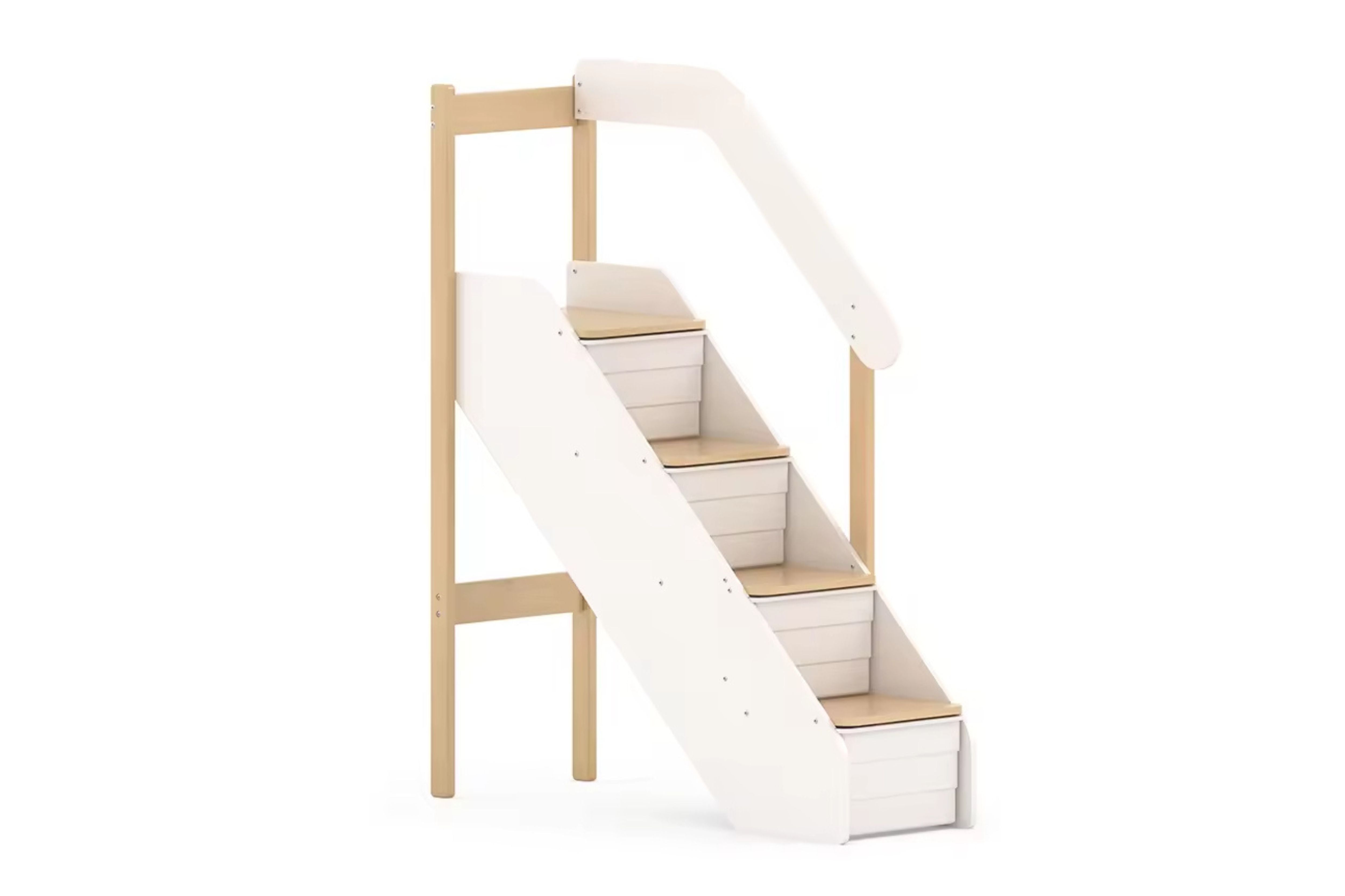 Staircase compatible with the Boori Natty King Bunk Bed and Boori Natty King Single Loft Bed configuration