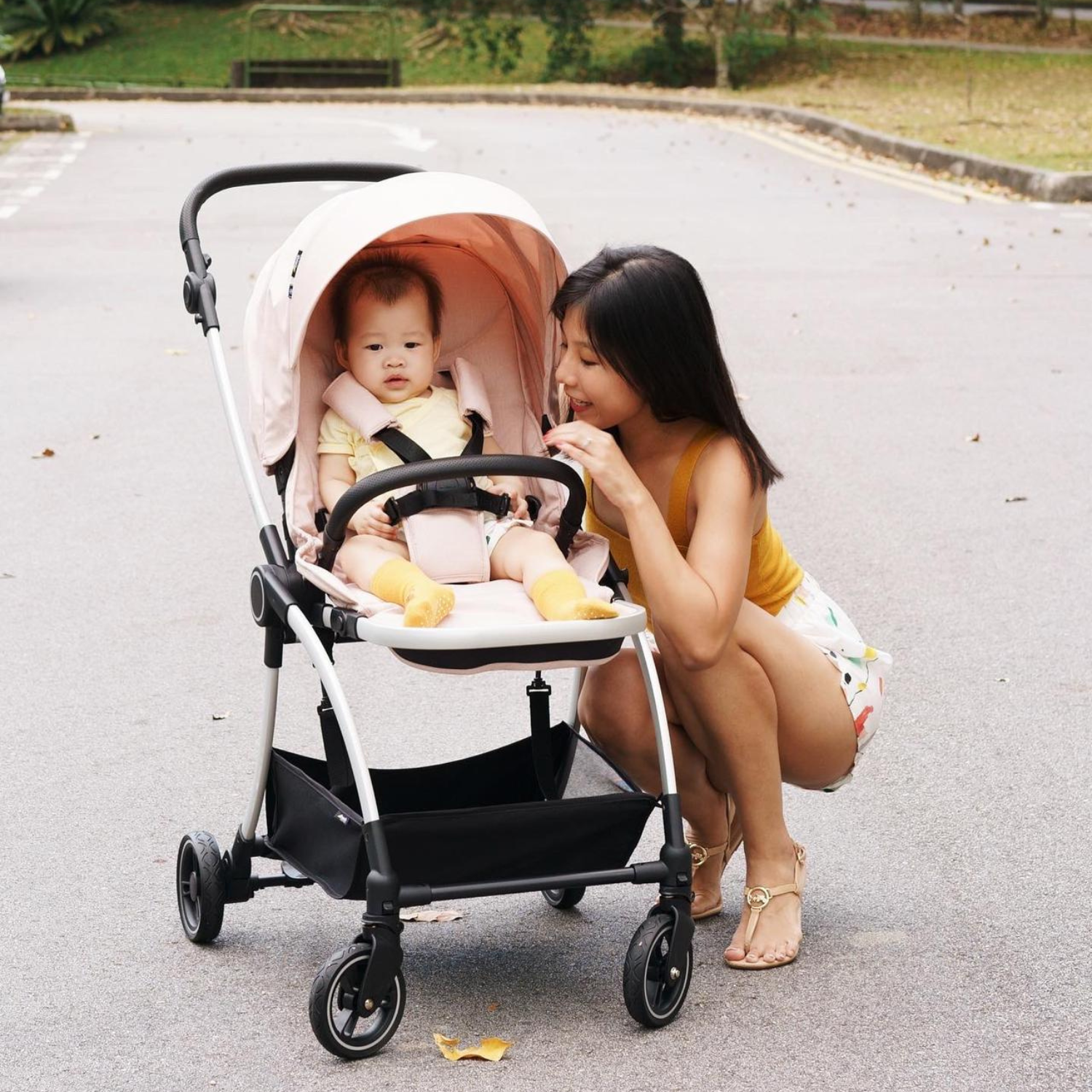 Hauck Eagle Colibri Lightweight City Stroller Pink#color_pink-melange