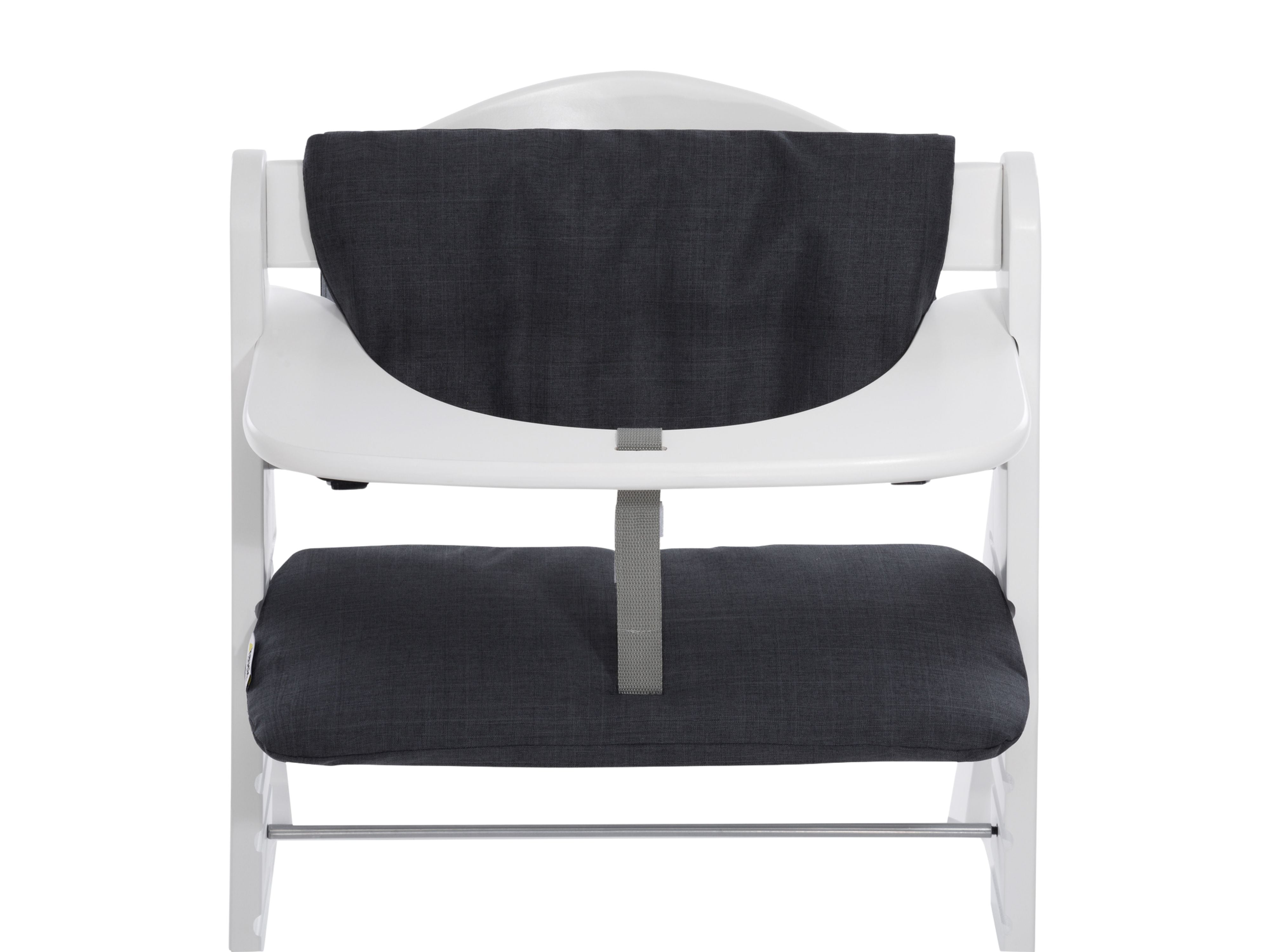 hauck highchair cushion Hauck High Chair Cushion Deluxe For Alpha+ (Melange Charcoal) – Hatchery Cribs Singapore