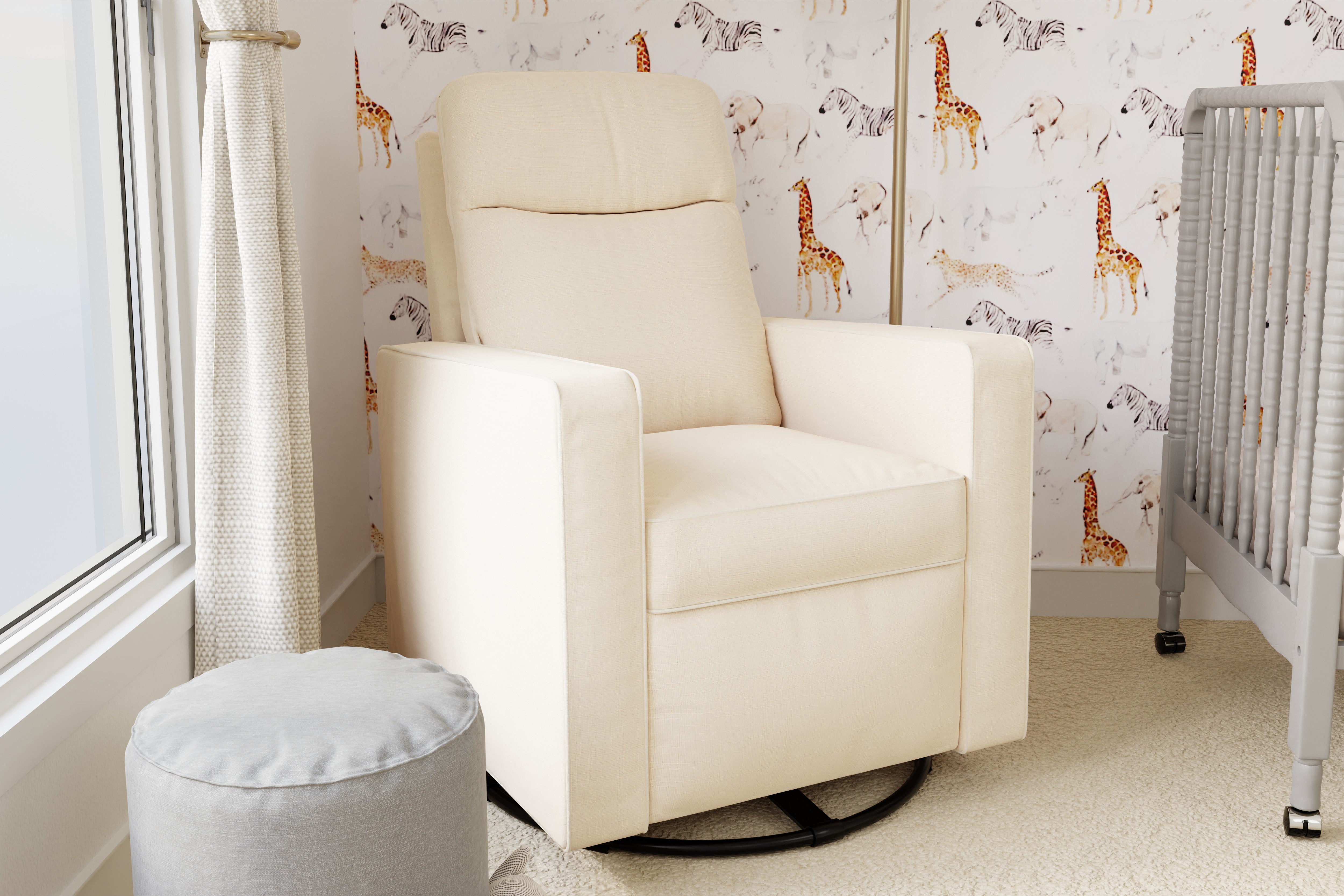 Gabby Glider Nursing Chair Natural Oat#color_natural-oat