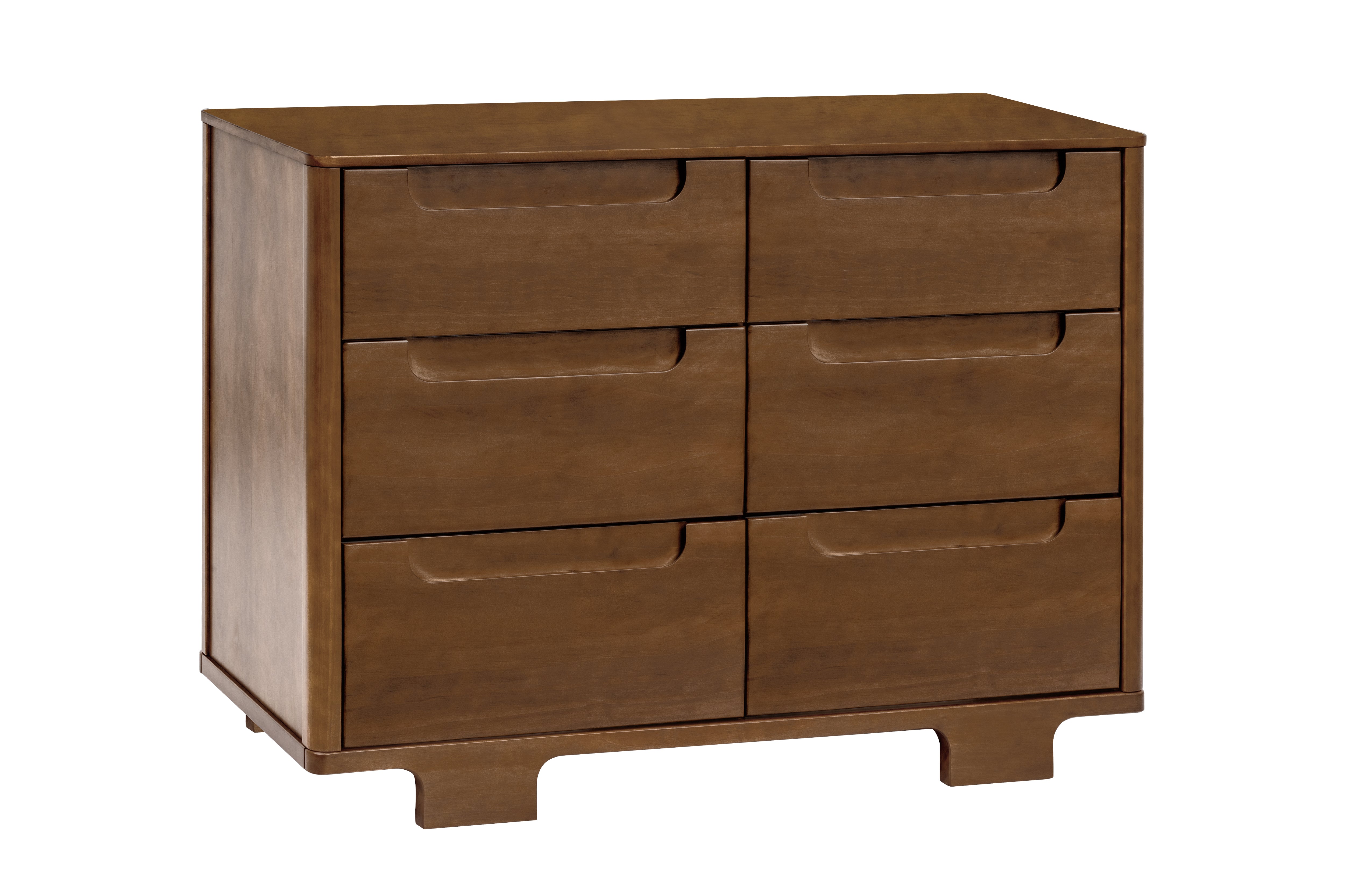 Babyletto Yuzu 6-Drawer Dresser Walnut#color_walnut