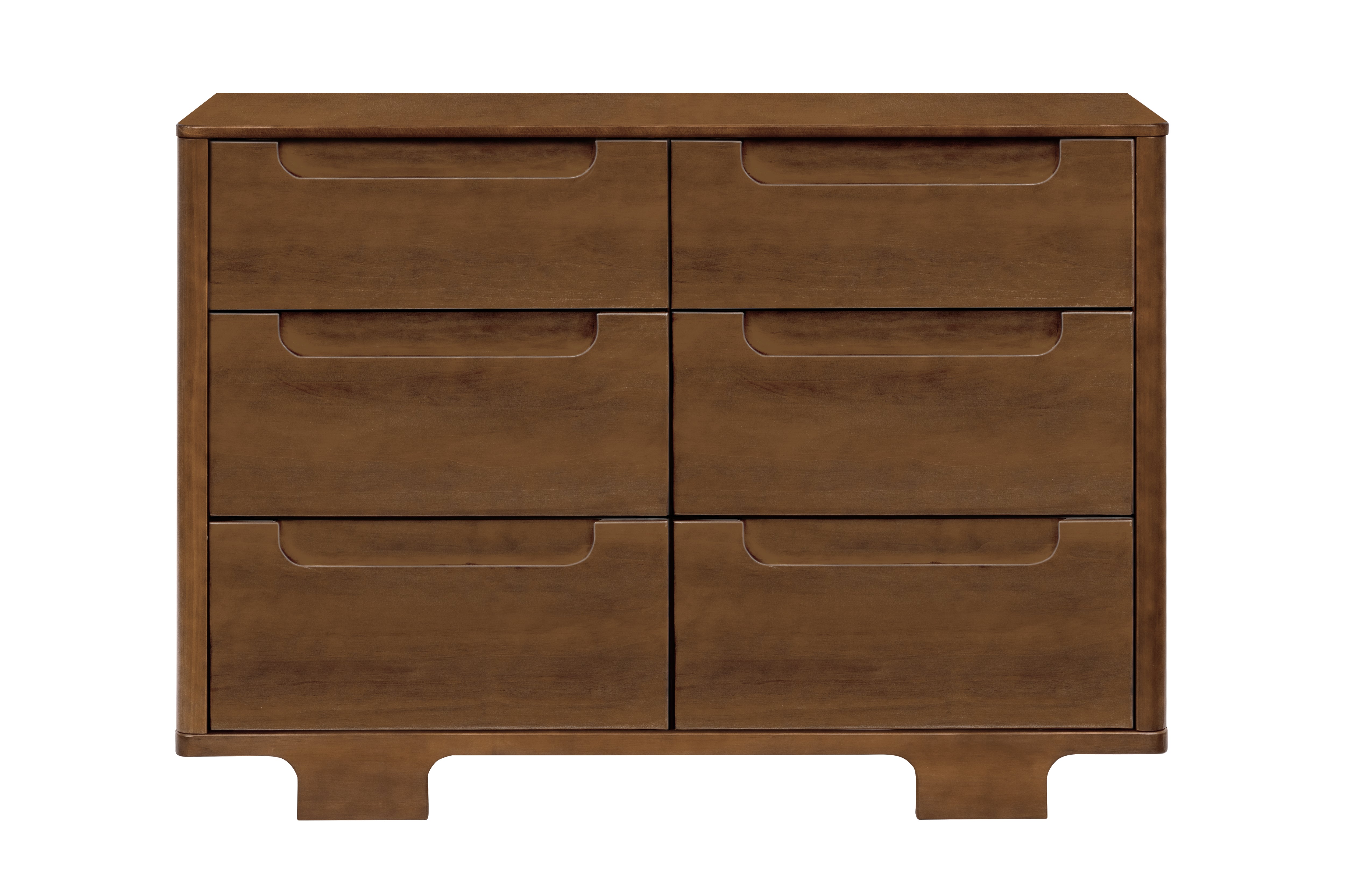 Babyletto Yuzu 6-Drawer Dresser Walnut#color_walnut