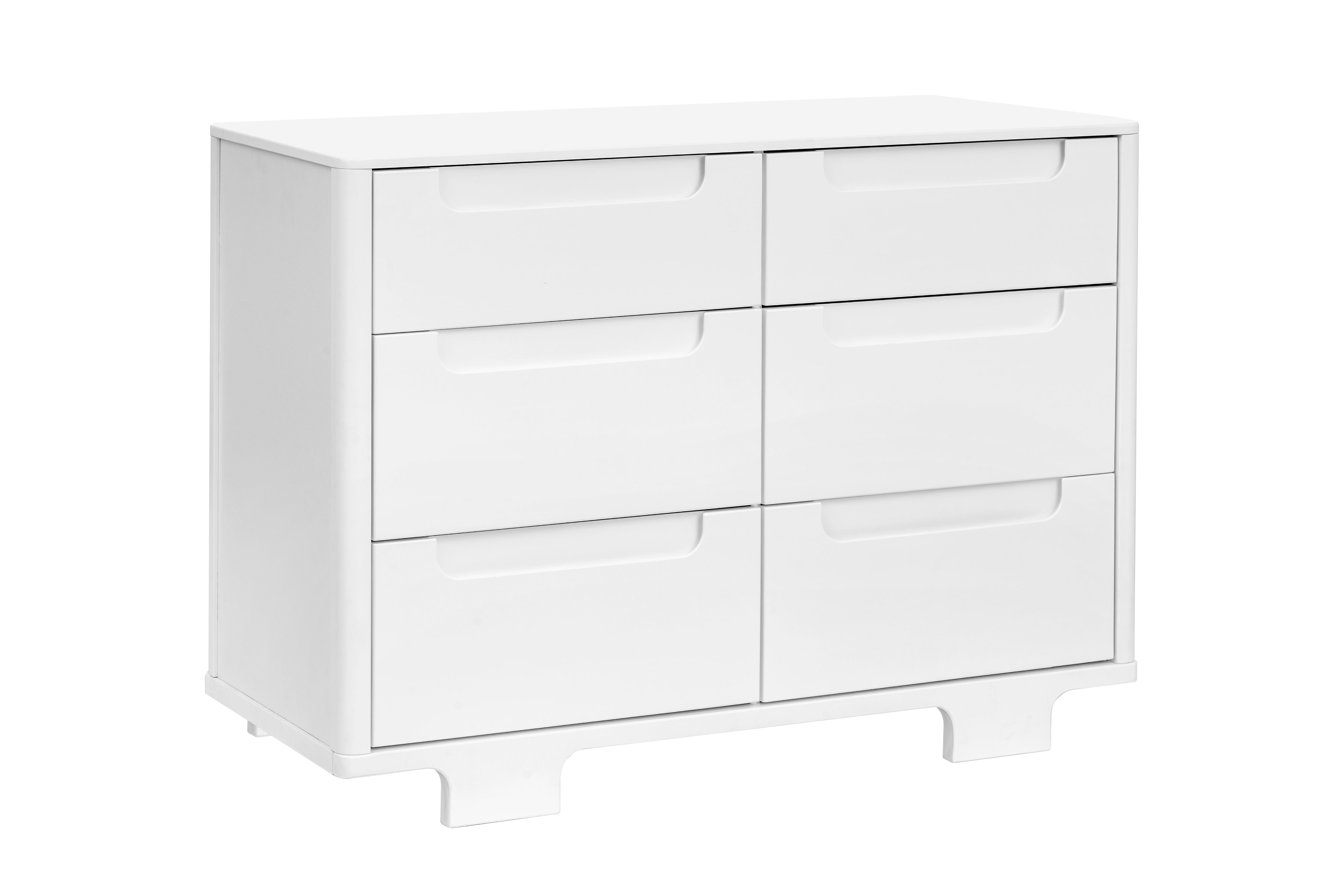 Babyletto Yuzu 6-Drawer Dresser White#color_white