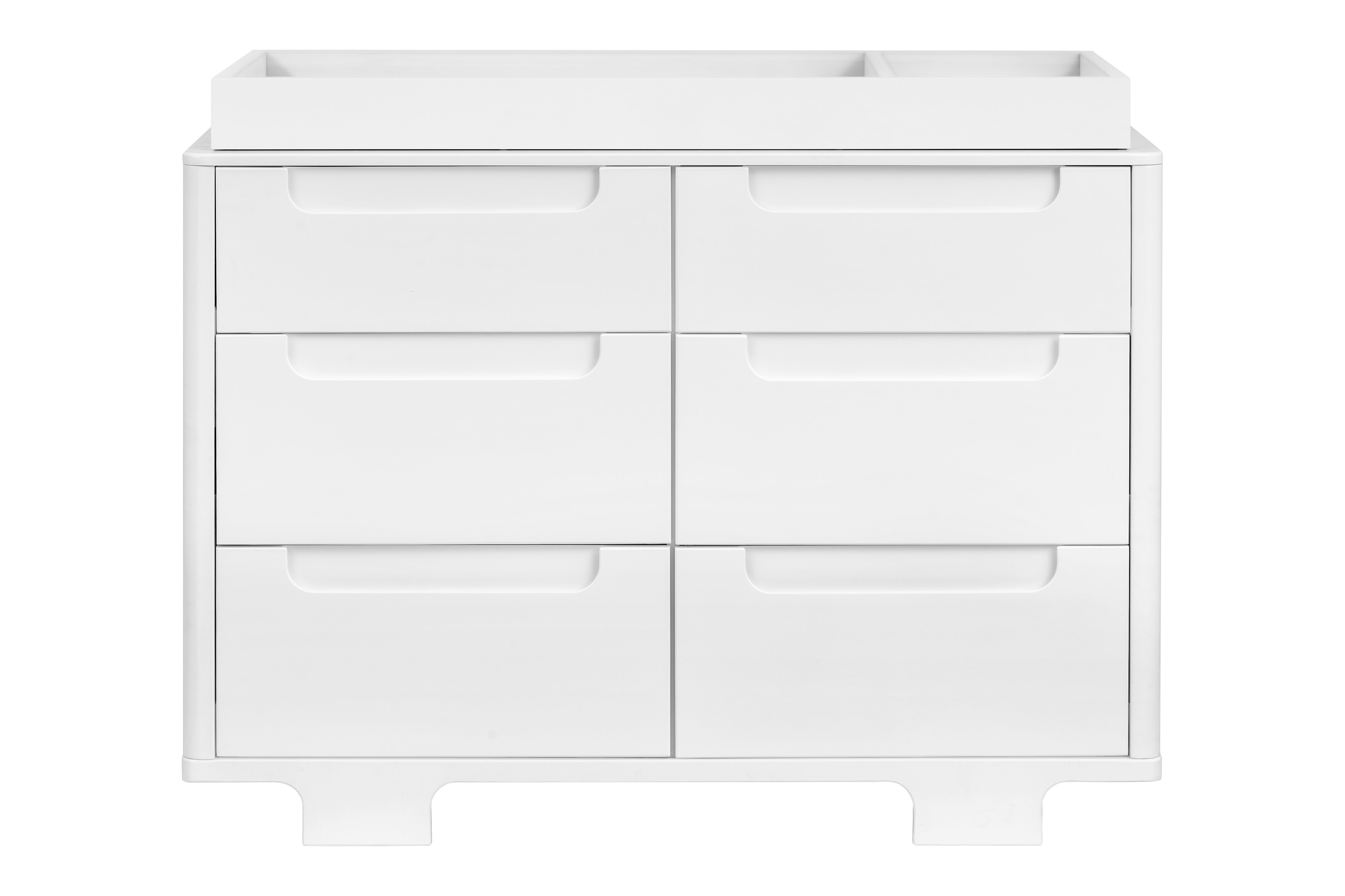 Babyletto Yuzu 6-Drawer Dresser White#color_white