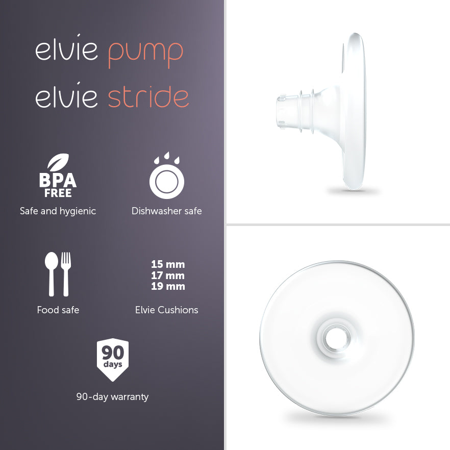 Elvie Nipple Cushions for Pump & Stride (2 pack)