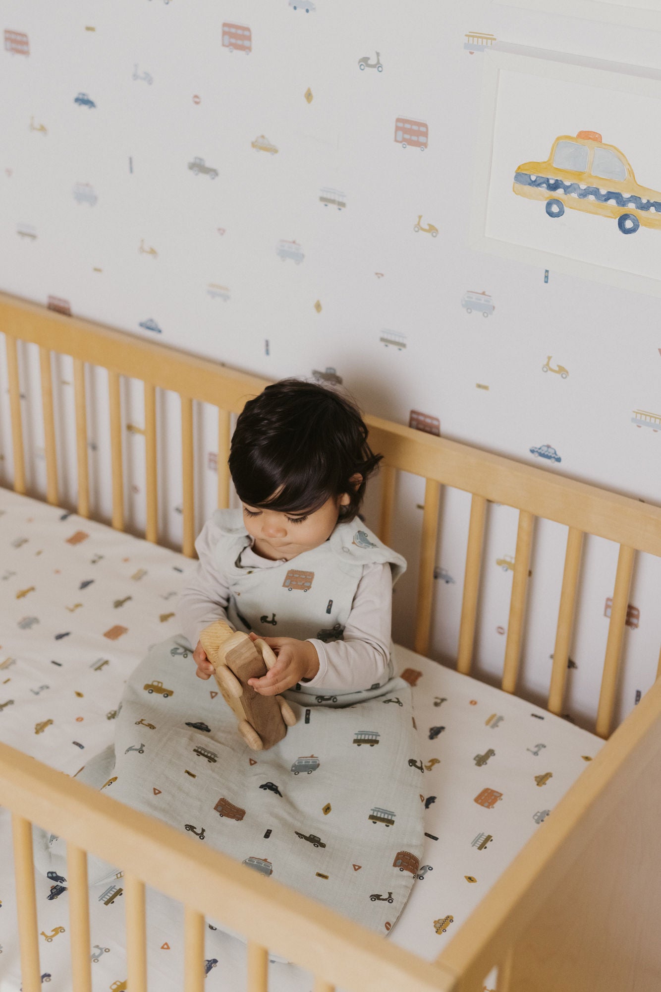 pehr rush hour crib sheet