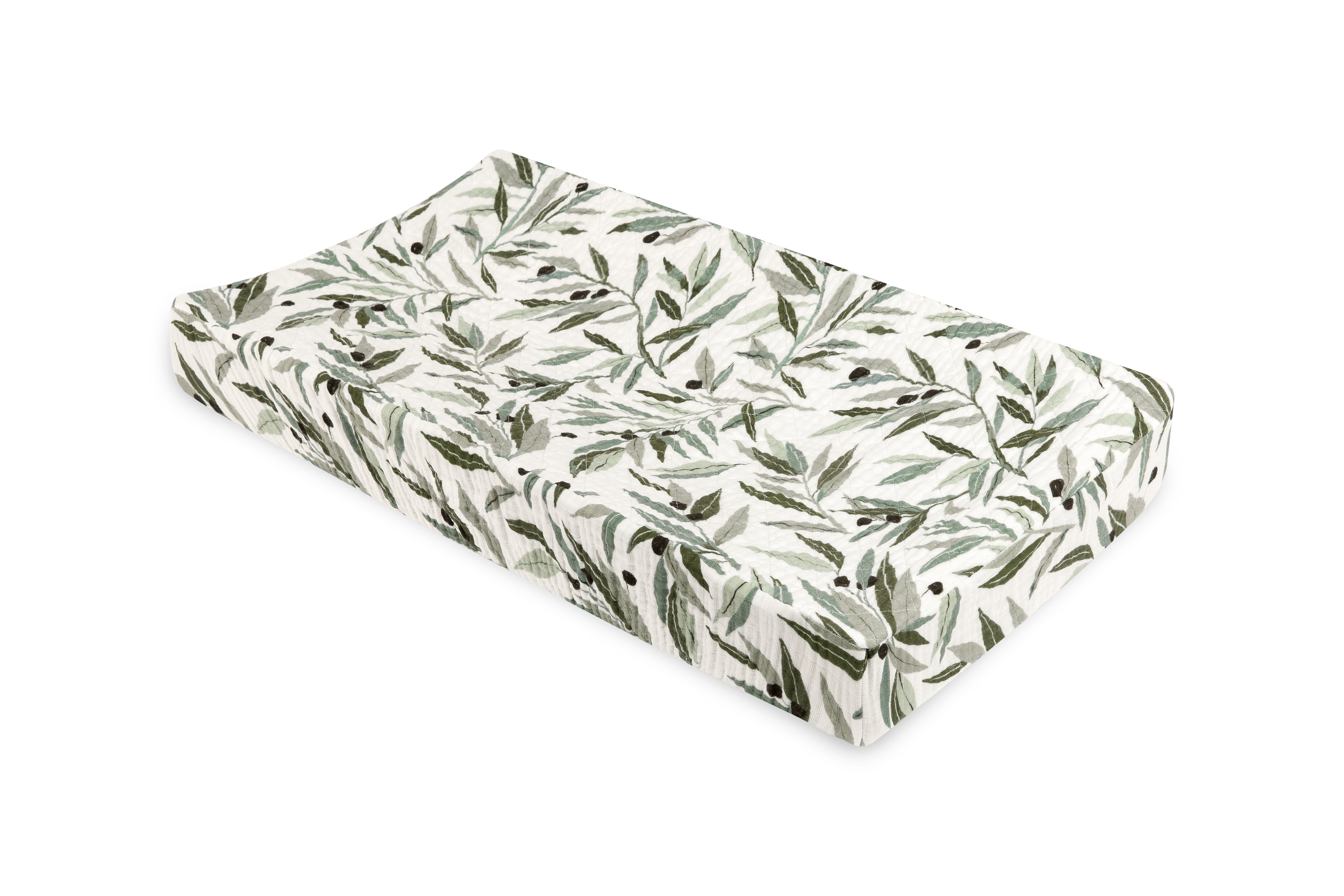 Babyletto Quilted Change Pad Cover Olive Branches