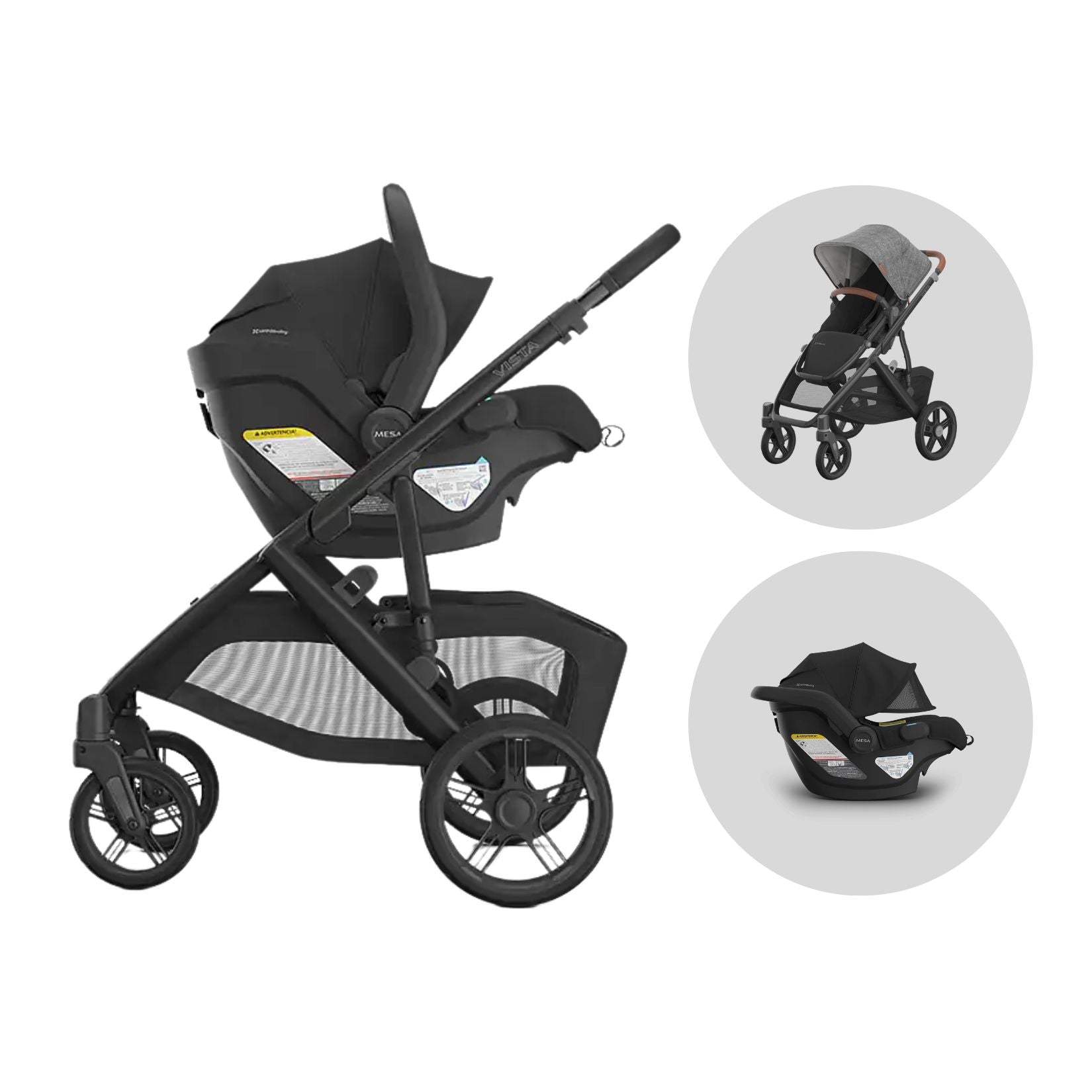 britax vista stroller UPPAbaby Vista V3 Stroller + Mesa Infant Car Seat