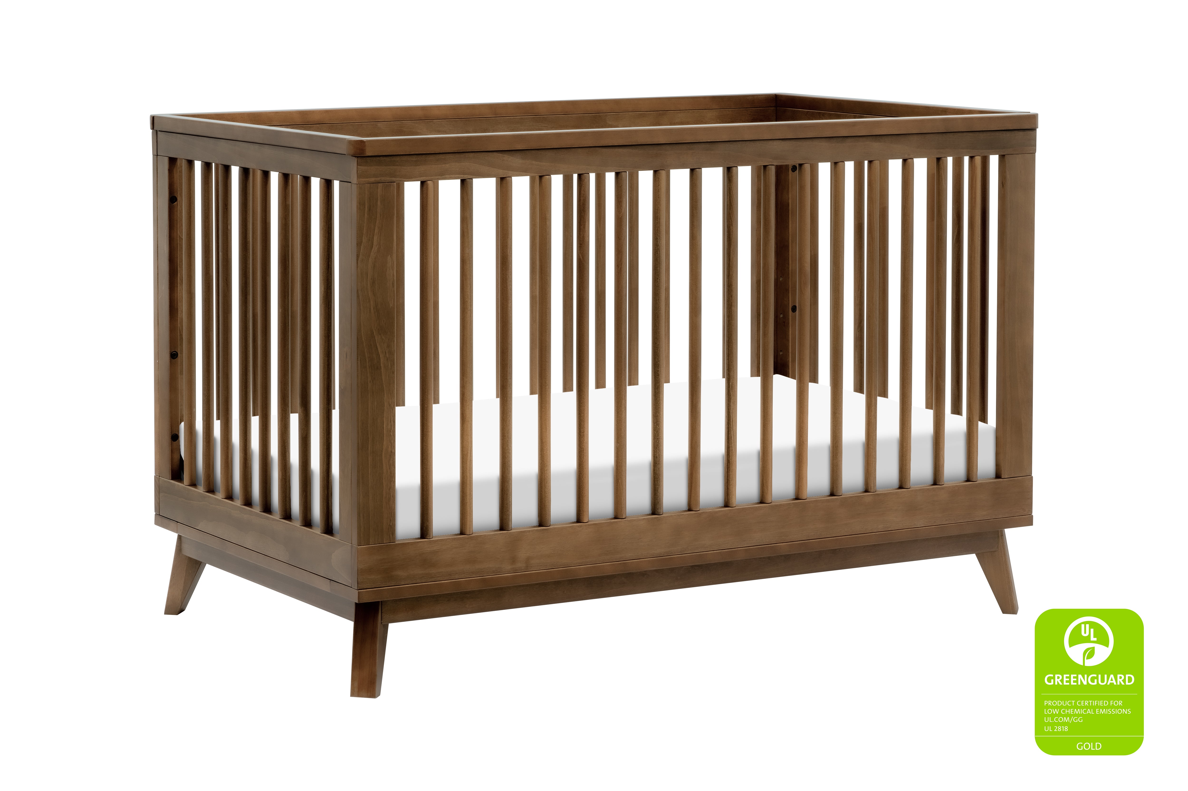 Babyletto Scoot Crib Walnut#color_walnut