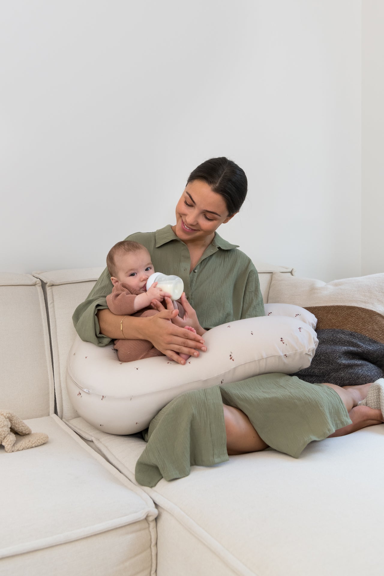 doomoo buddy 3-in-1 pregnancy pillow mushroom color_mushrooms