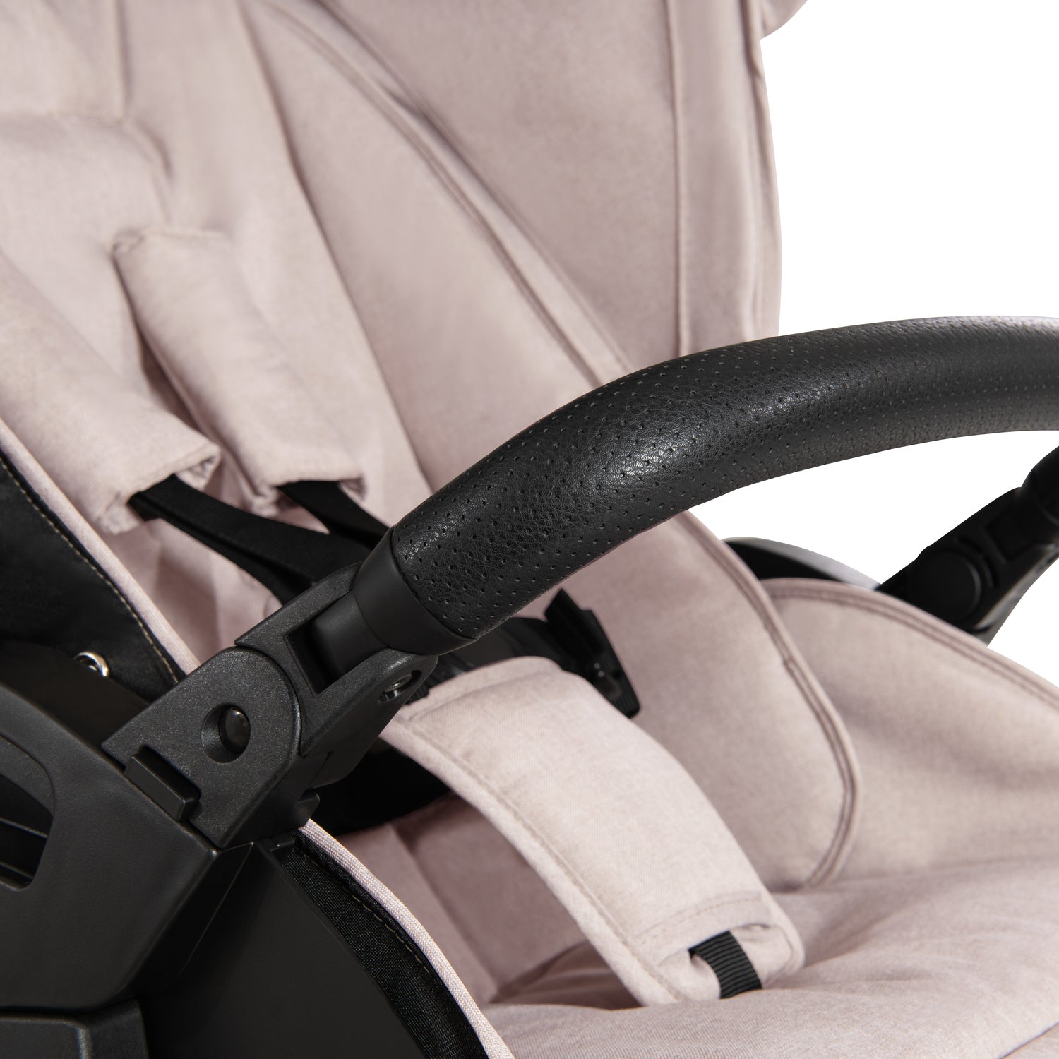 hauck vision x beige stroller handle bar