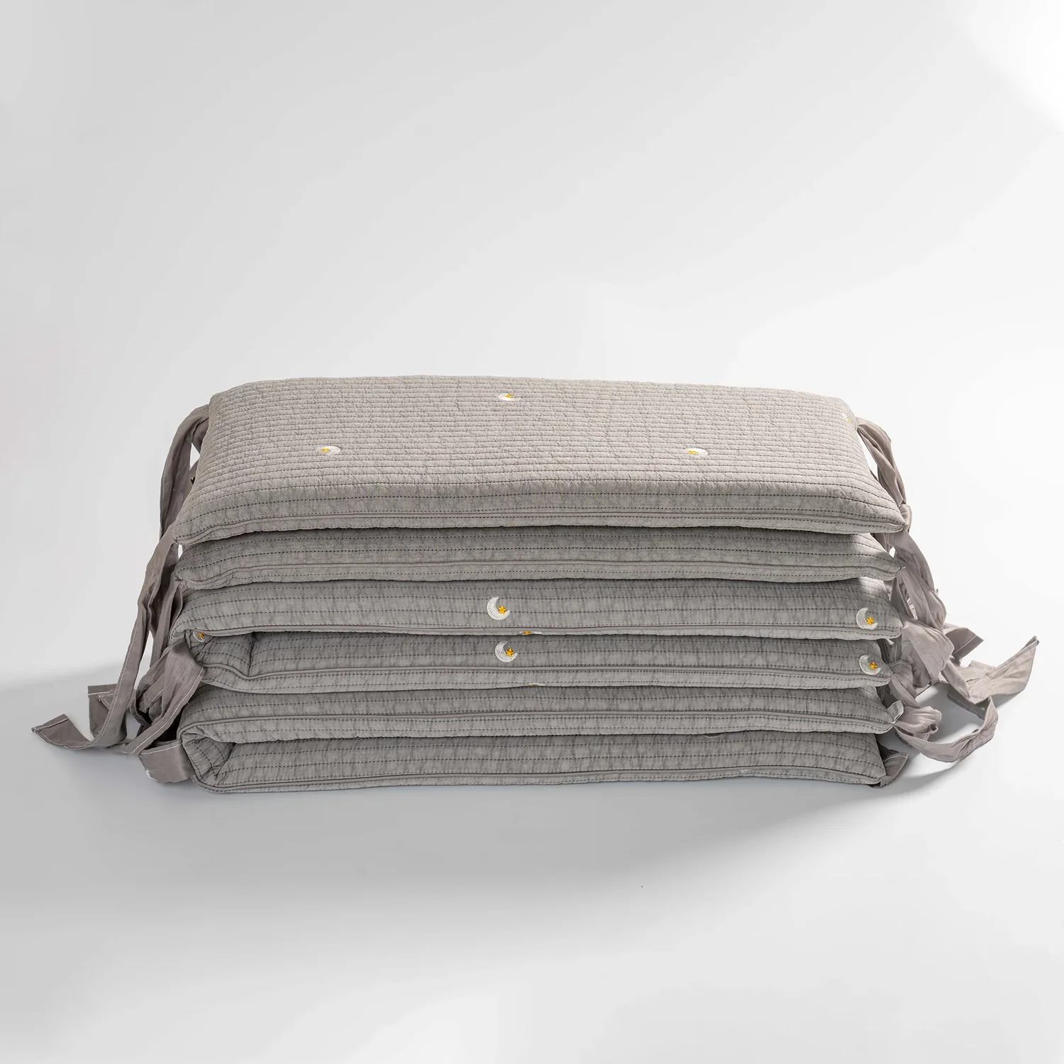 Little kBaby Premium Cotton Bedding Set - Grey