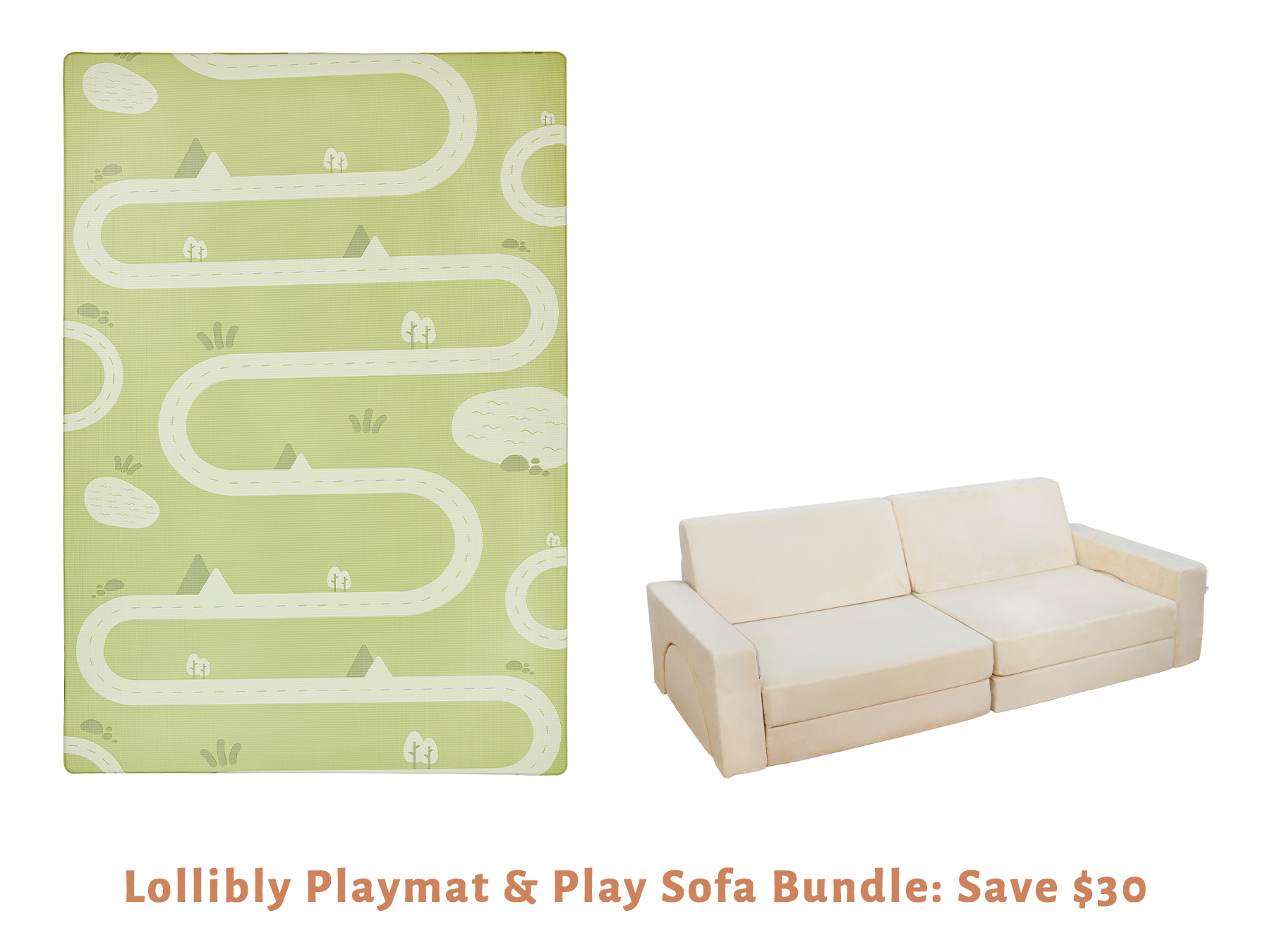 Lollibly Playmat and Play Sofa Bundle