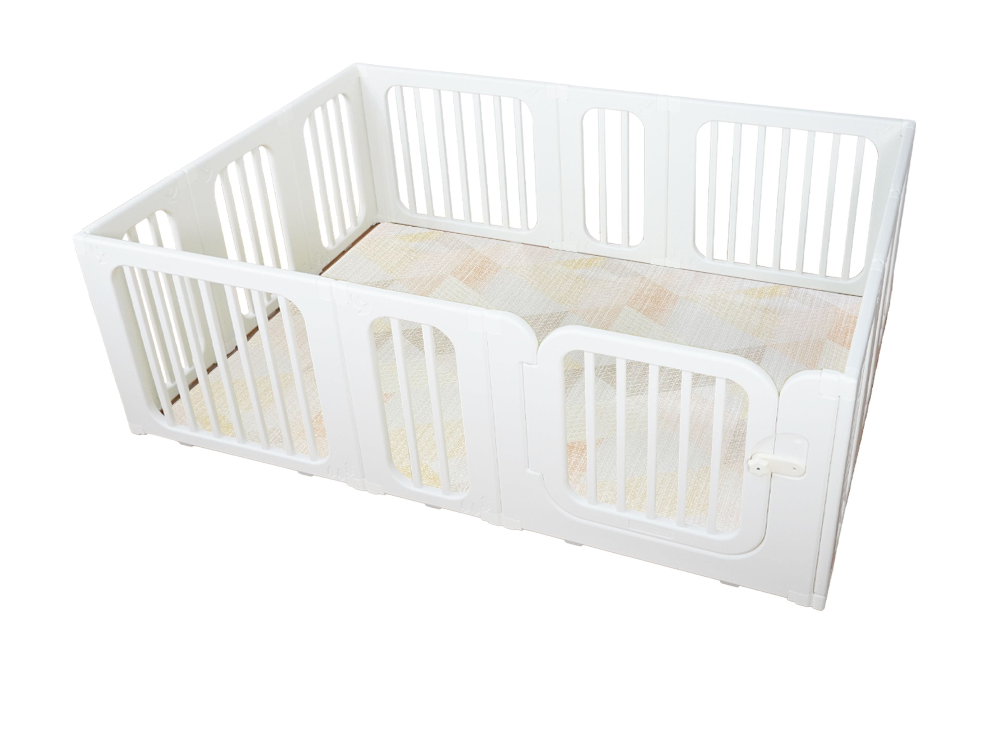 Lollibly Meadow playpen with Lollibly big one sand dune playmat