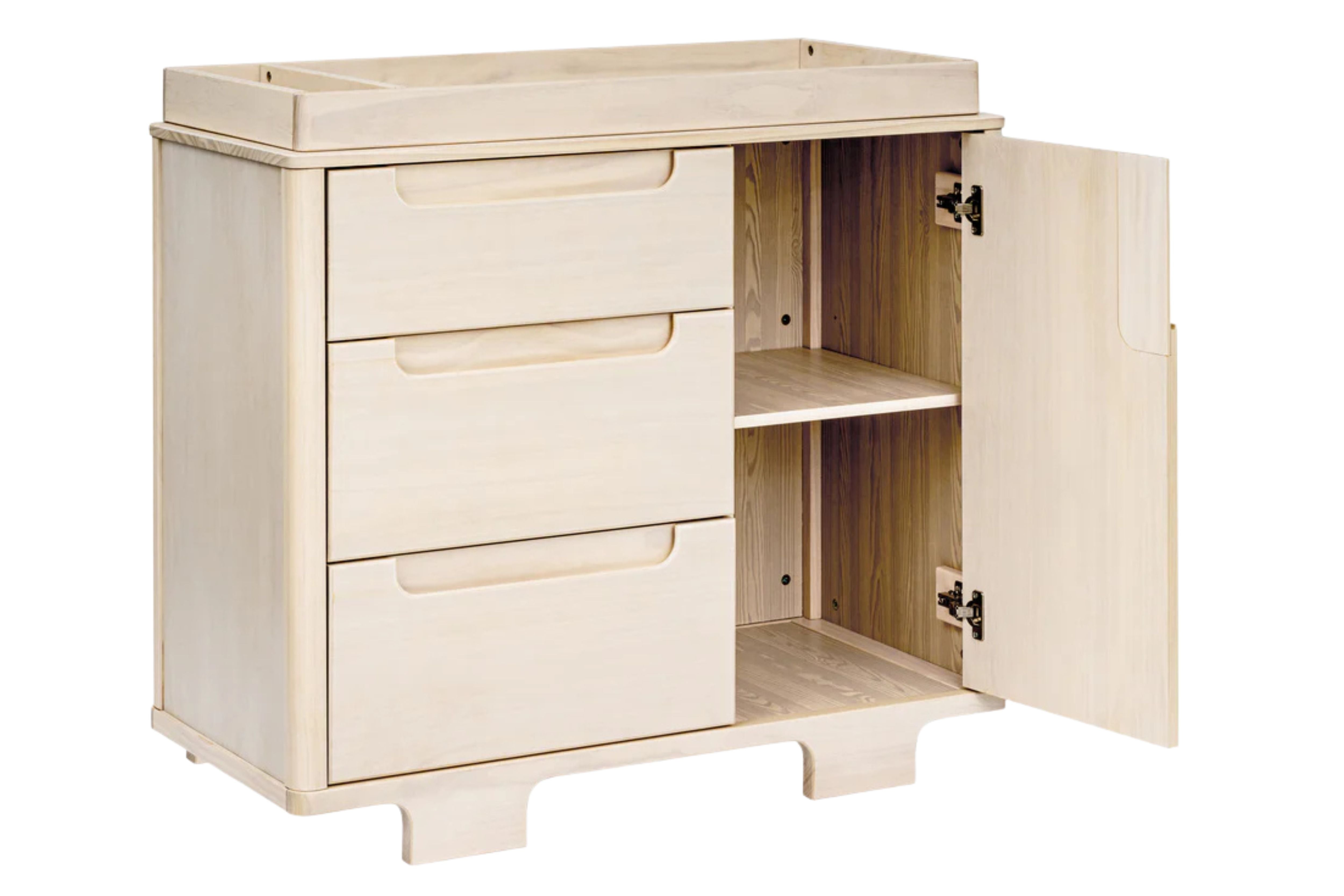 Babyletto Yuzu 3-Drawer Dresser Washedt#color_washed