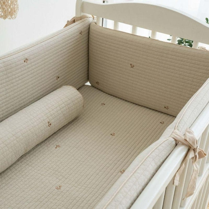 Little kBaby Premium Cotton Bedding Set - Beige