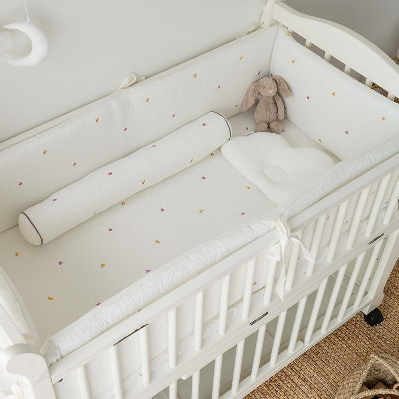 Little kBaby Premium Cotton Bedding Set - White
