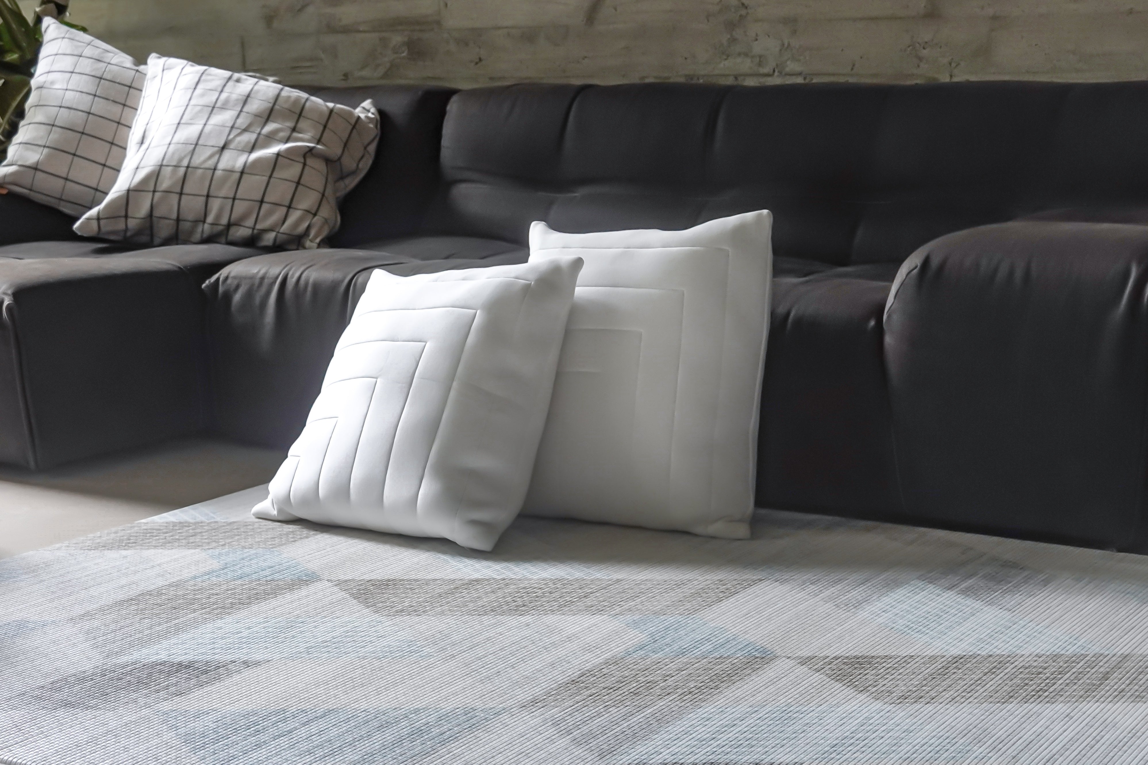 lollibly snow dune playmat styling in living room