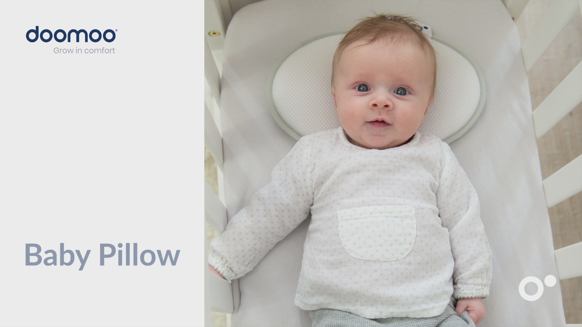 Doomoo Small Ergonomic Baby Head Pillow