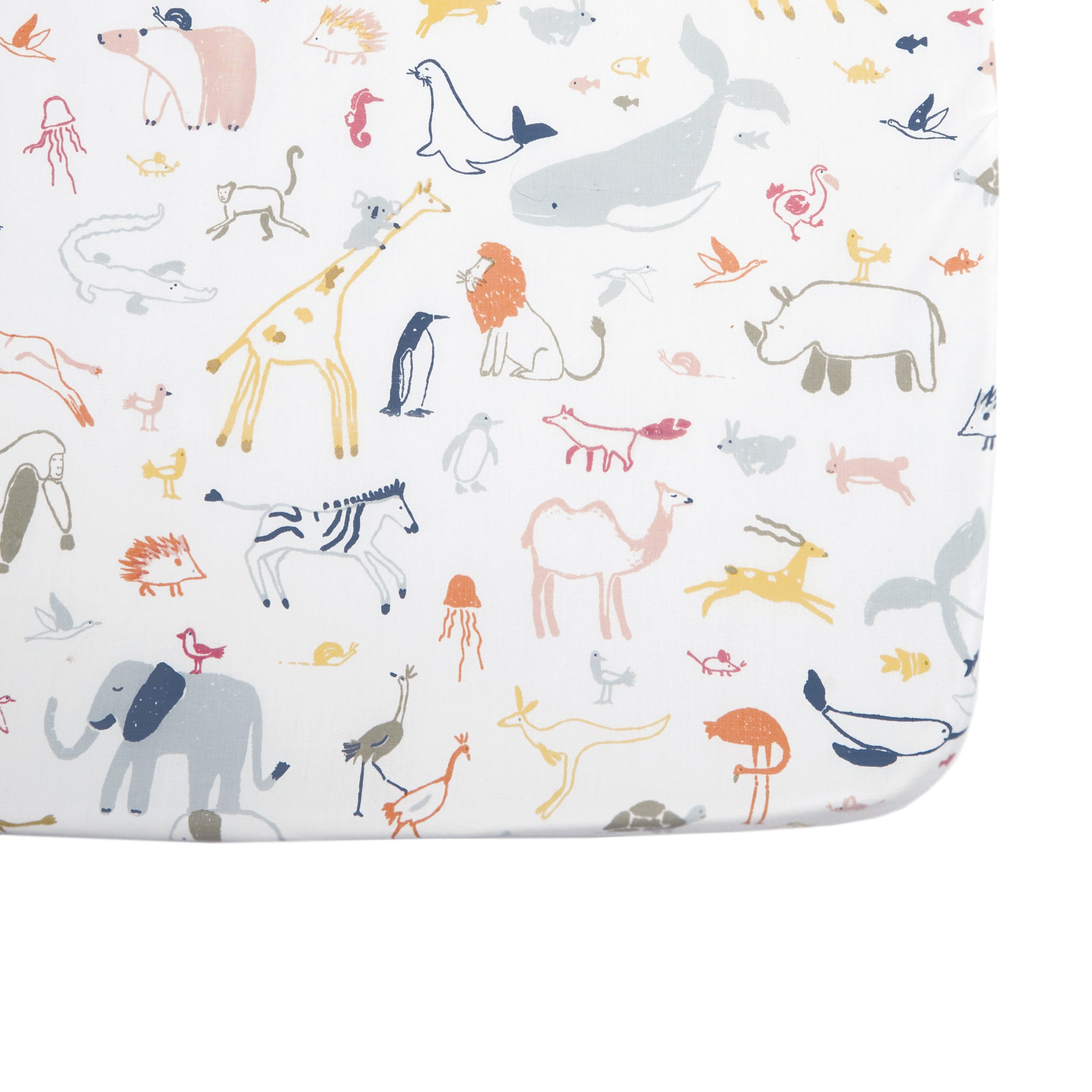 pehr into the wild crib sheet