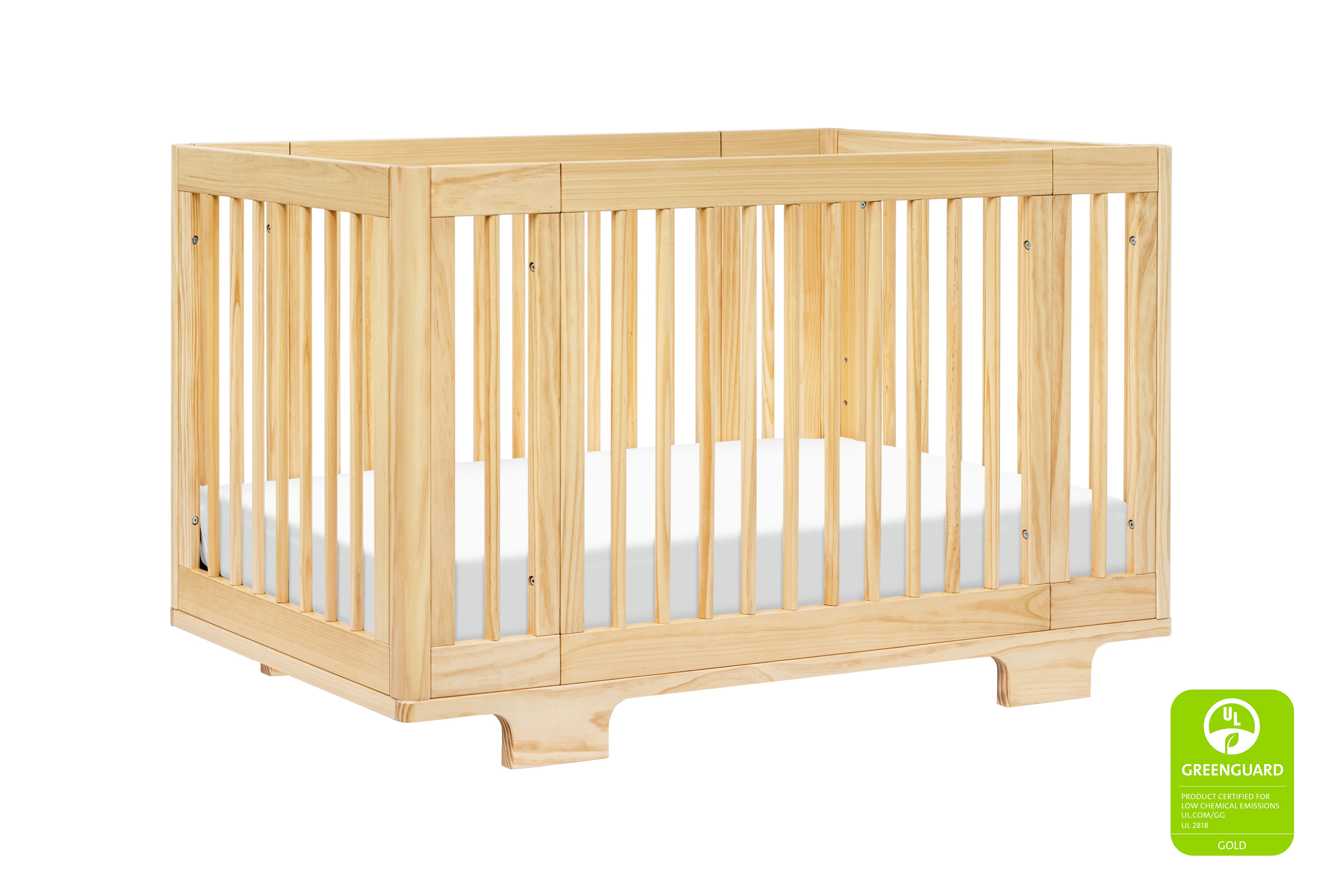 Babyletto Yuzu 8-in-1 Convertible Crib Natural#color_natural