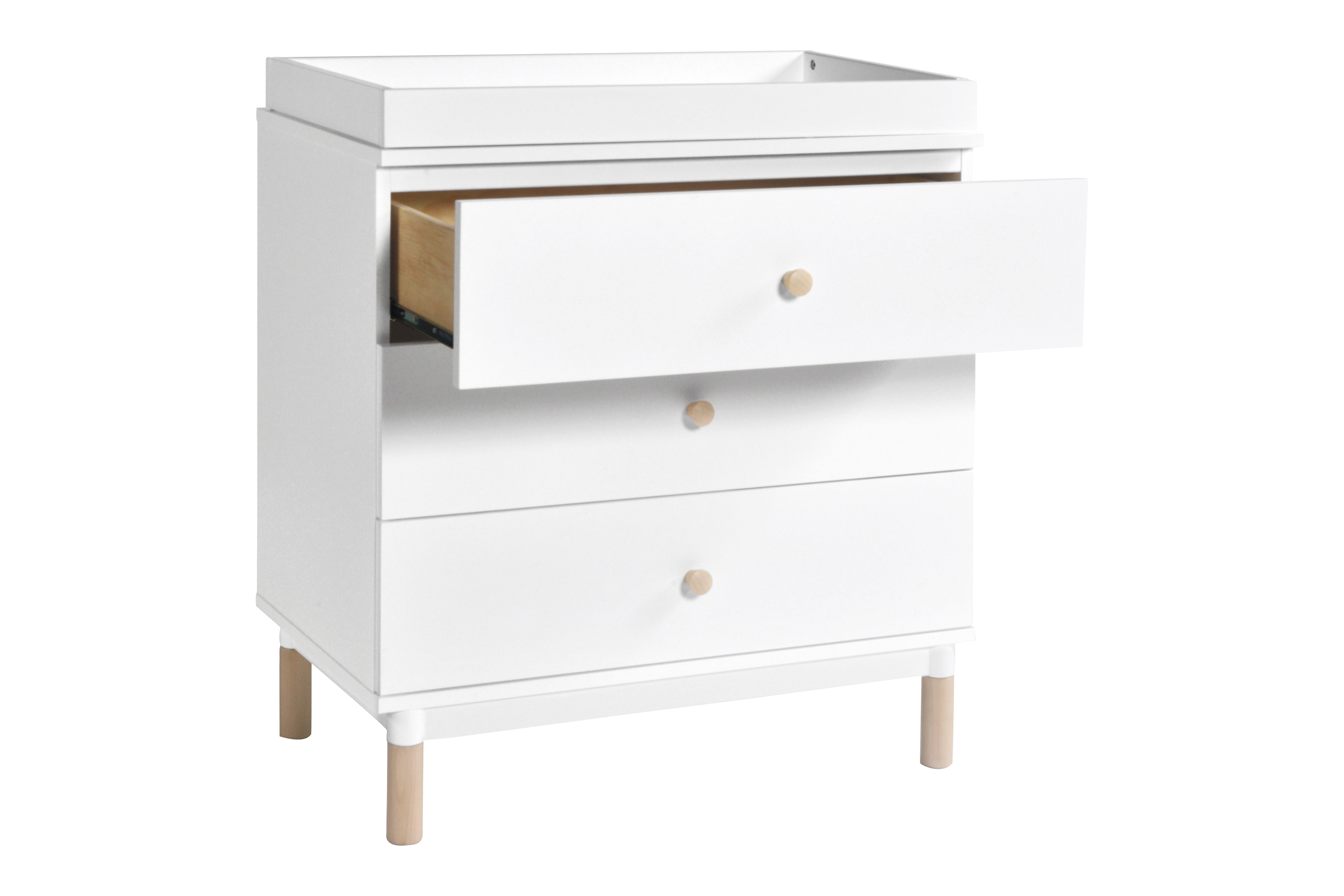 Babyletto Gelato 3-Drawer Dresser White#color_white