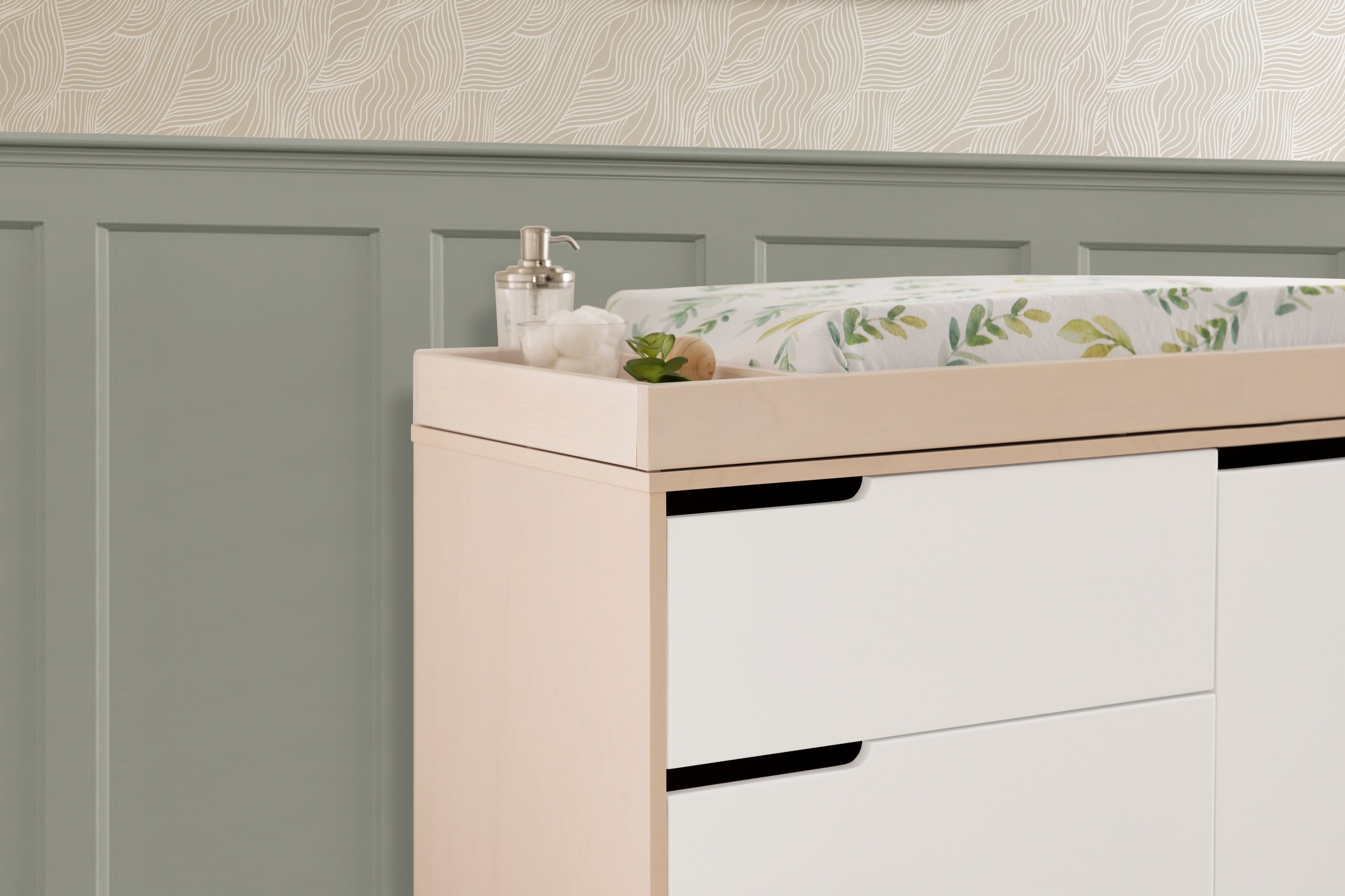 Babyletto Hudson 3 Drawer Dresser Washed#color_washed