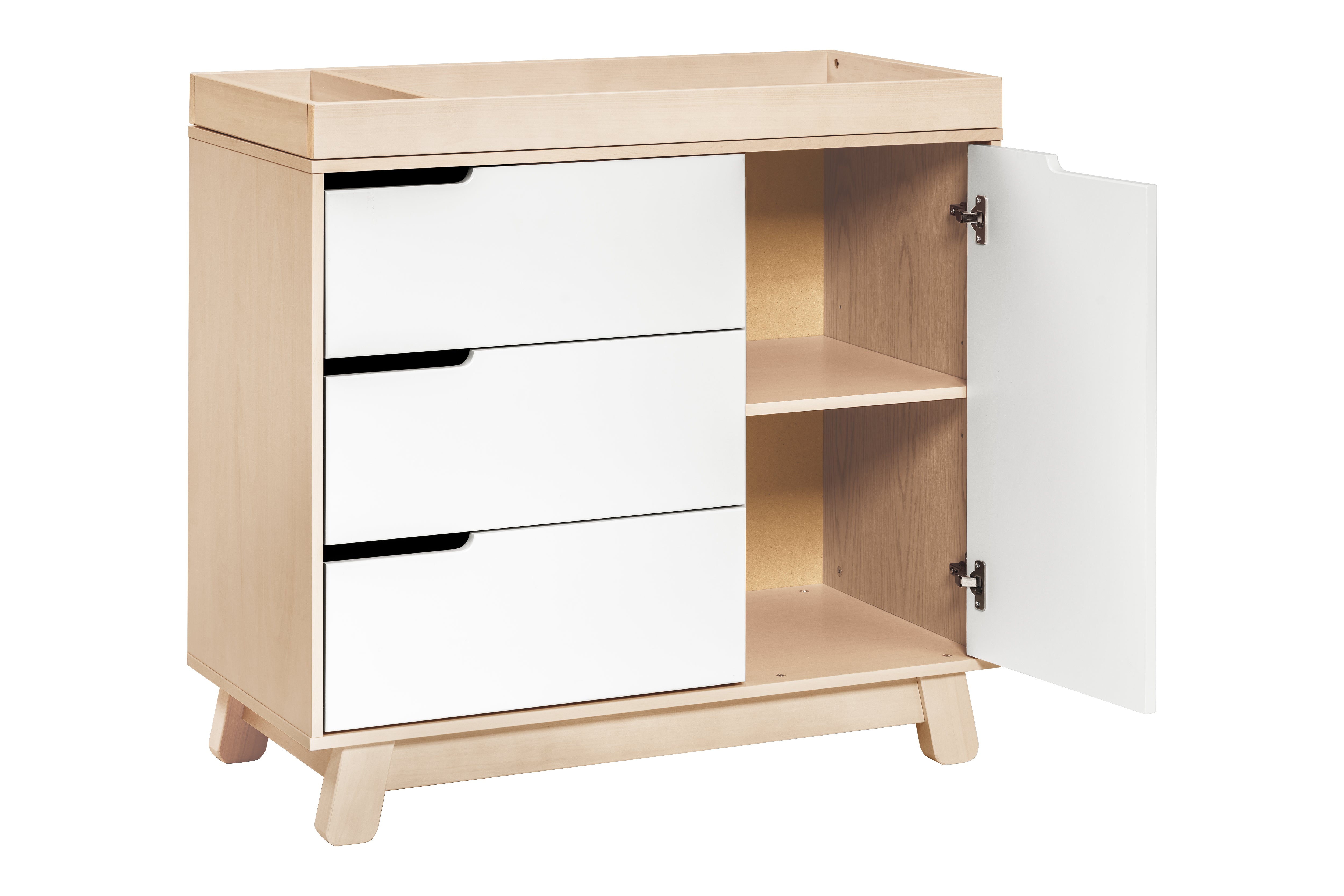Babyletto Hudson 3 Drawer Dresser Washed#color_washed