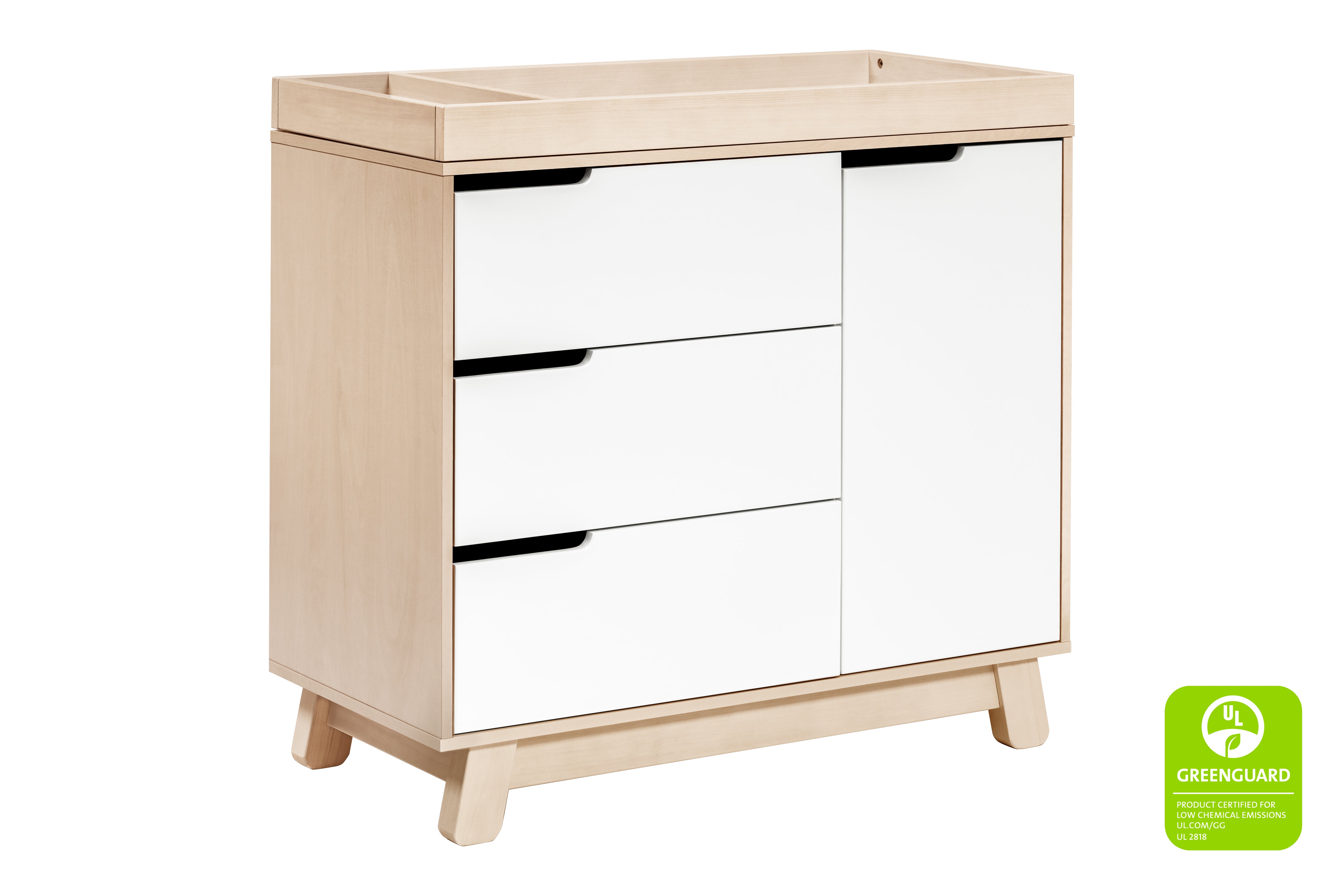 Babyletto Hudson 3 Drawer Dresser Washed#color_washed