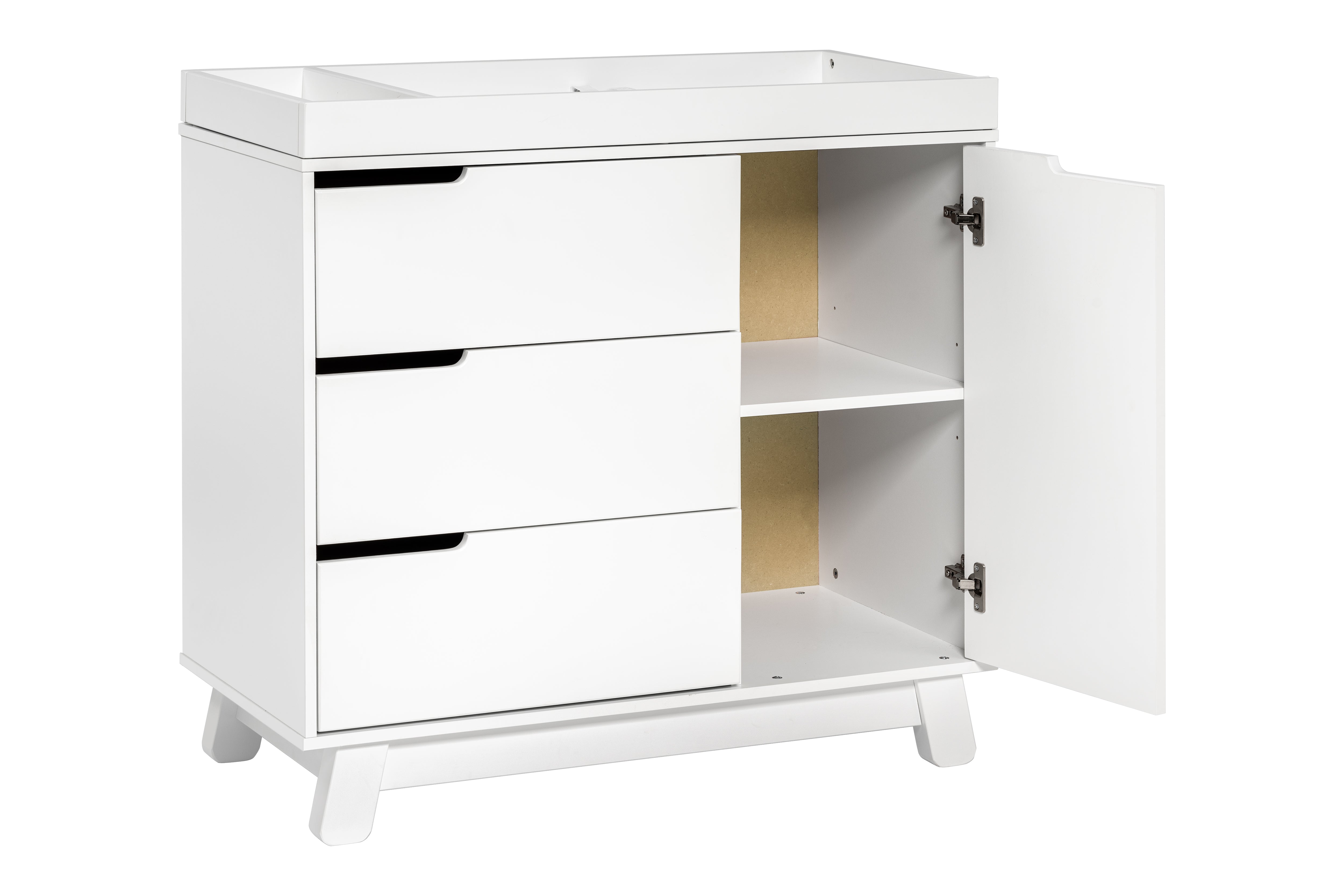 Babyletto Hudson 3 Drawer Dresser White#color_white