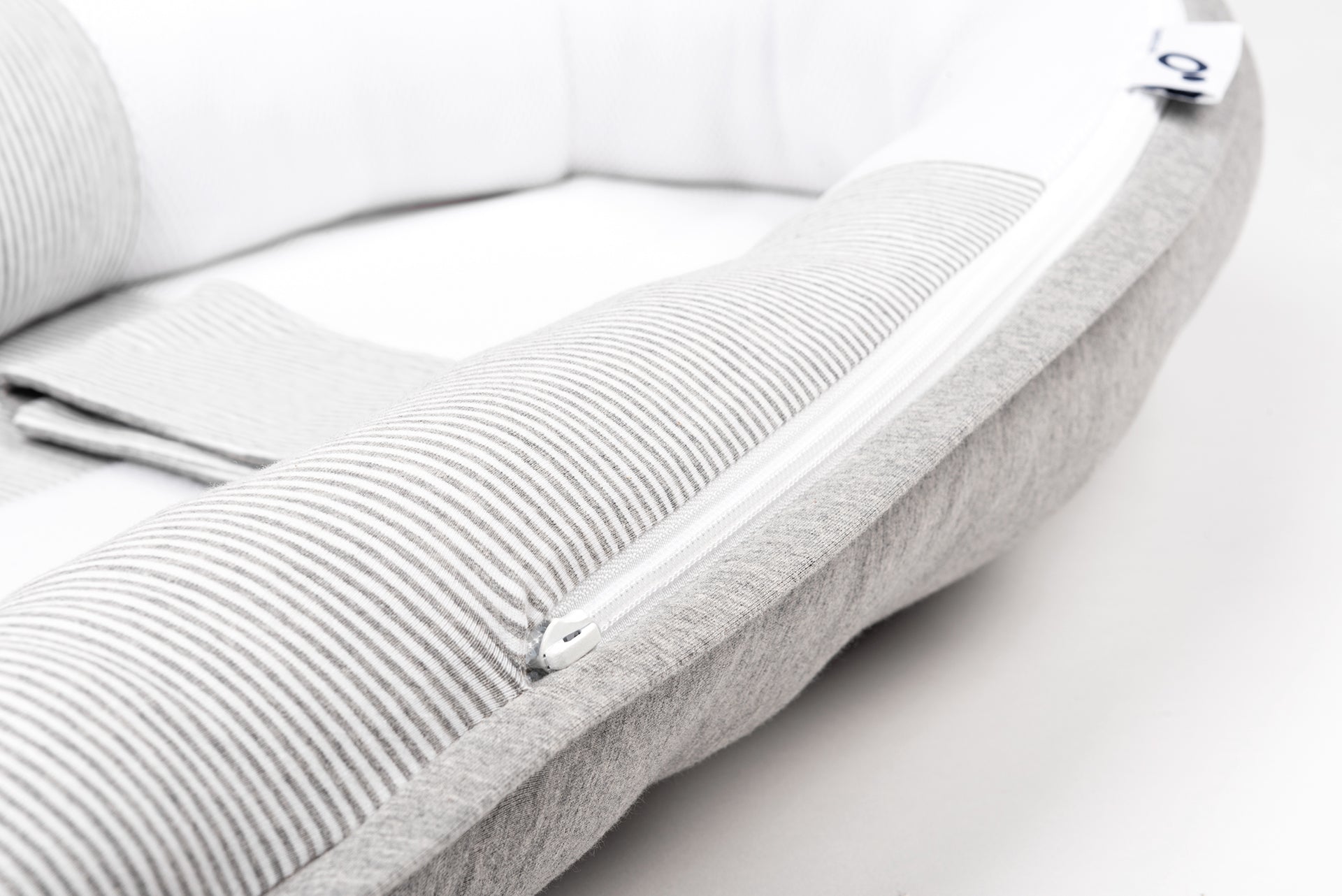 doomoo cocoon organic cotton babynest classic grey color_classic-grey