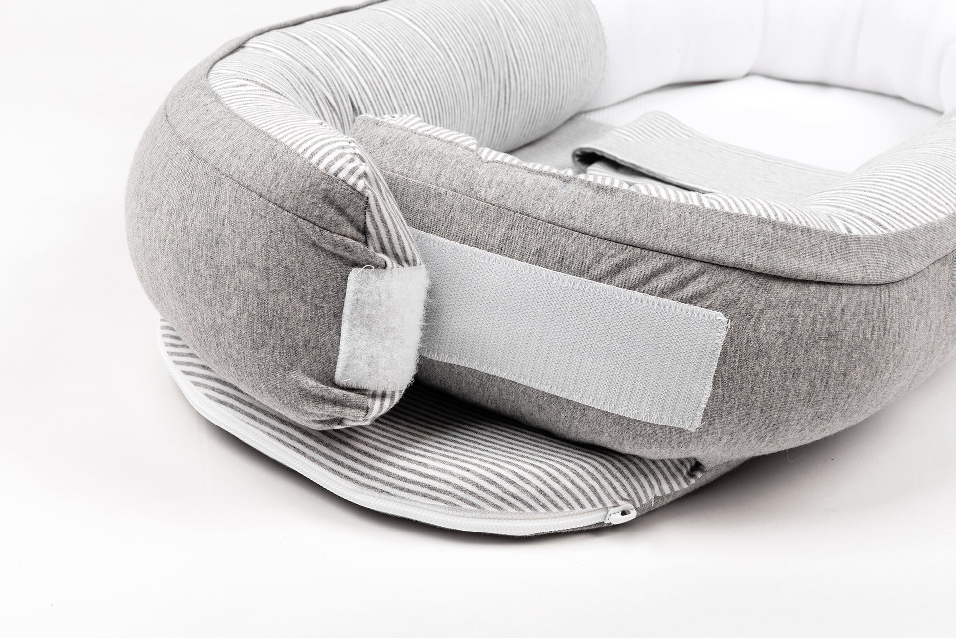 doomoo cocoon organic cotton babynest classic grey color_classic-grey