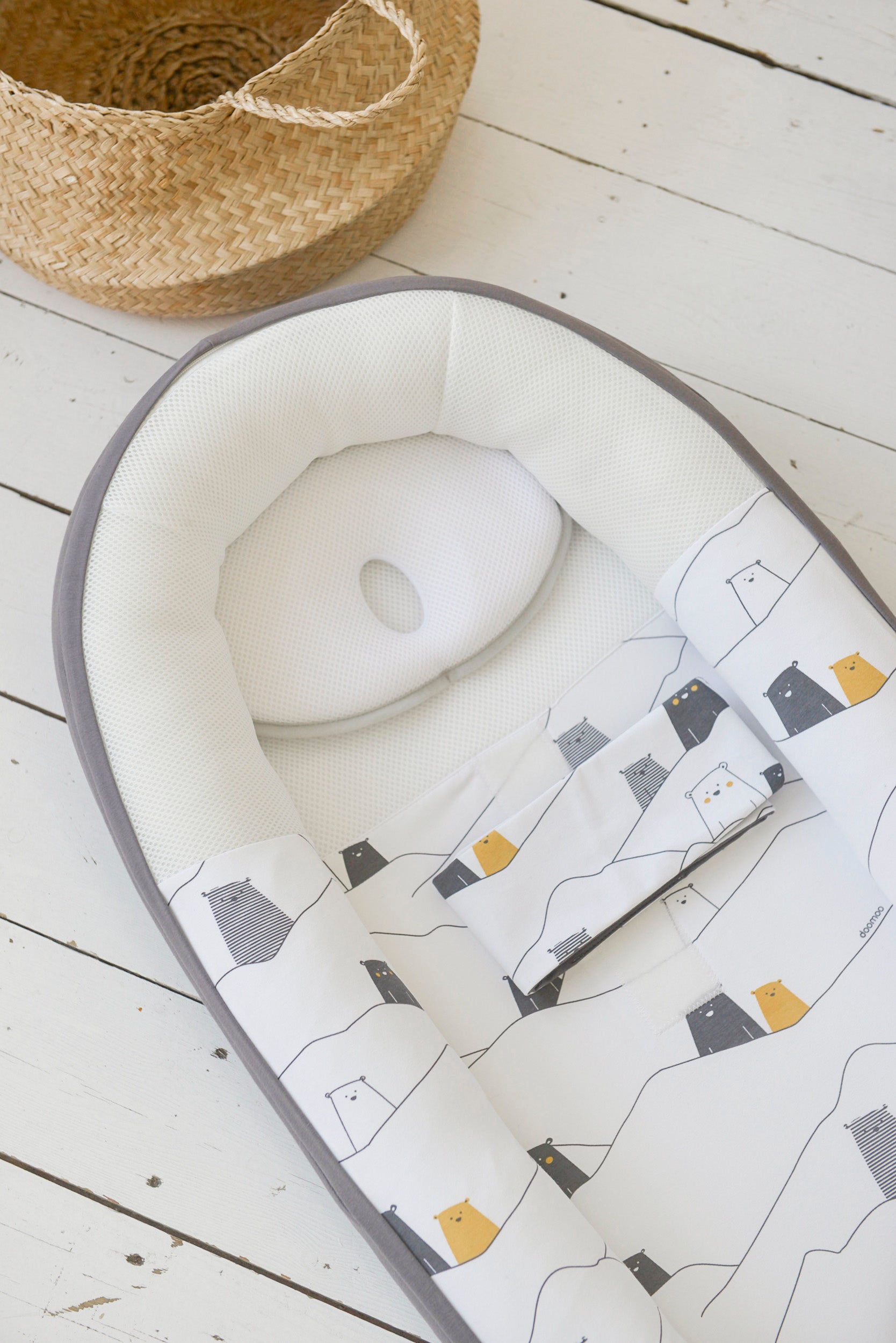 Doomoo Small Ergonomic Baby Head Pillow