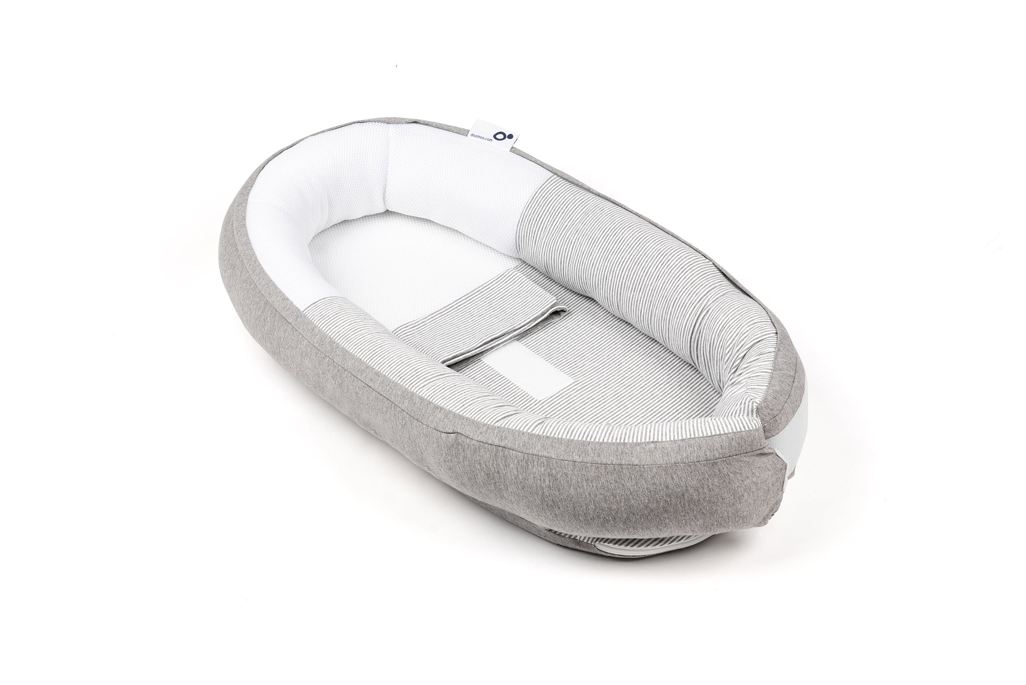 doomoo cocoon organic cotton babynest classic grey color_classic-grey