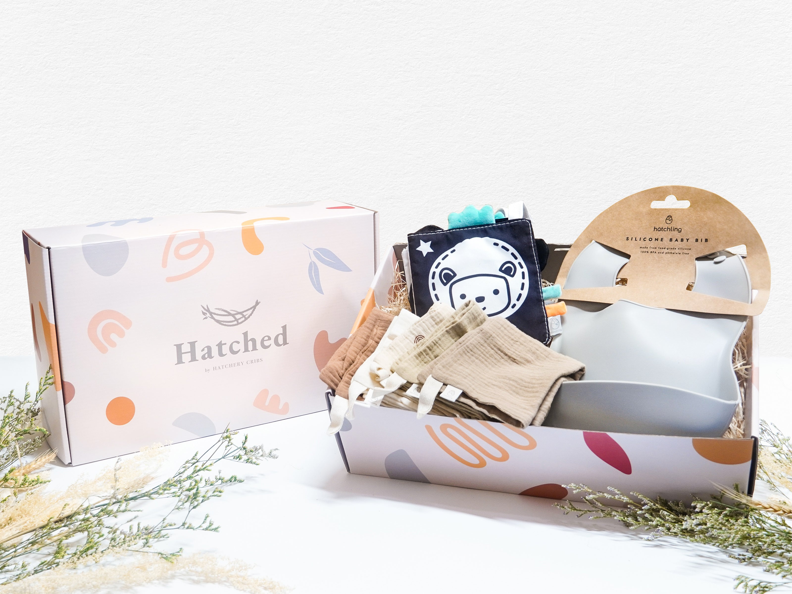 hatched bundle of joy gift set with box