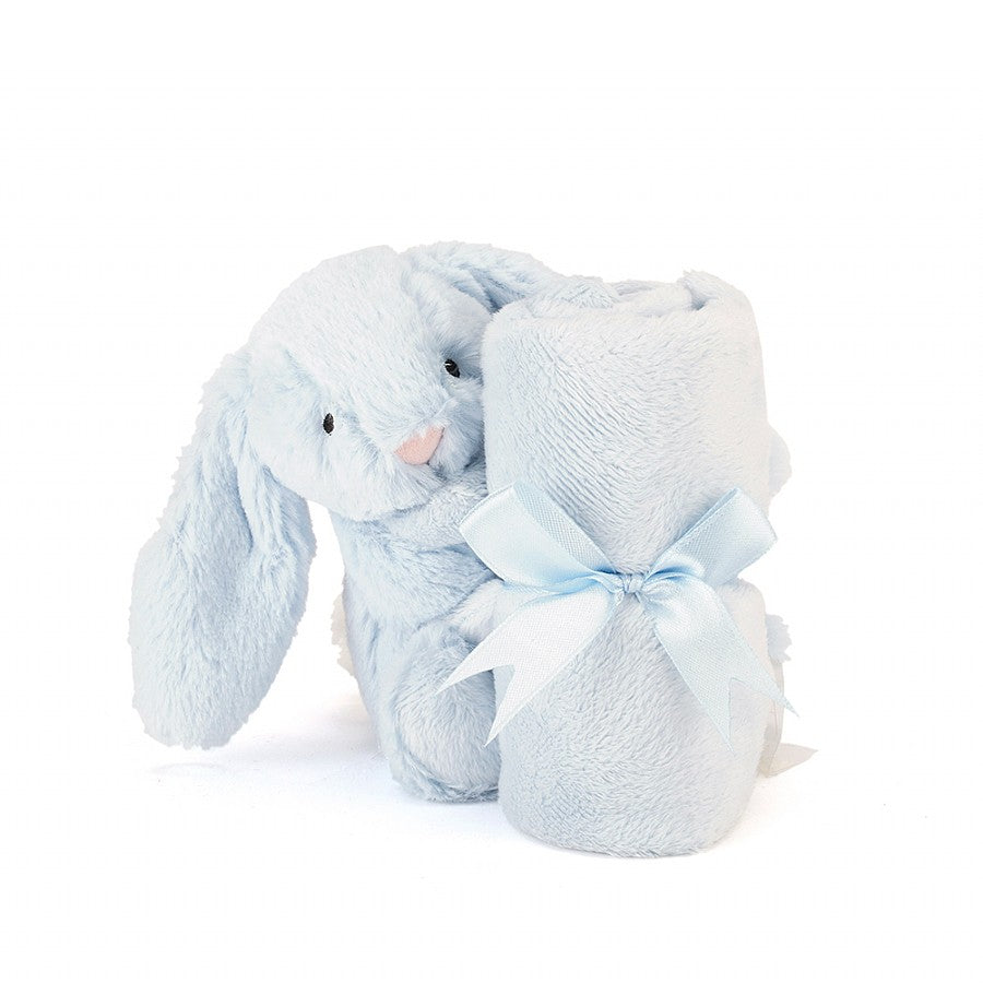 jellycat bashful bunny blue soother bundled up