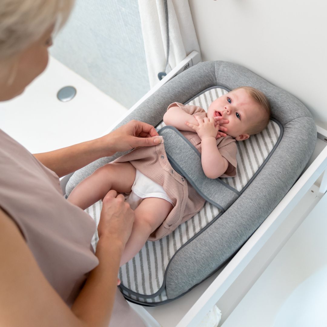 baby getting diaper change