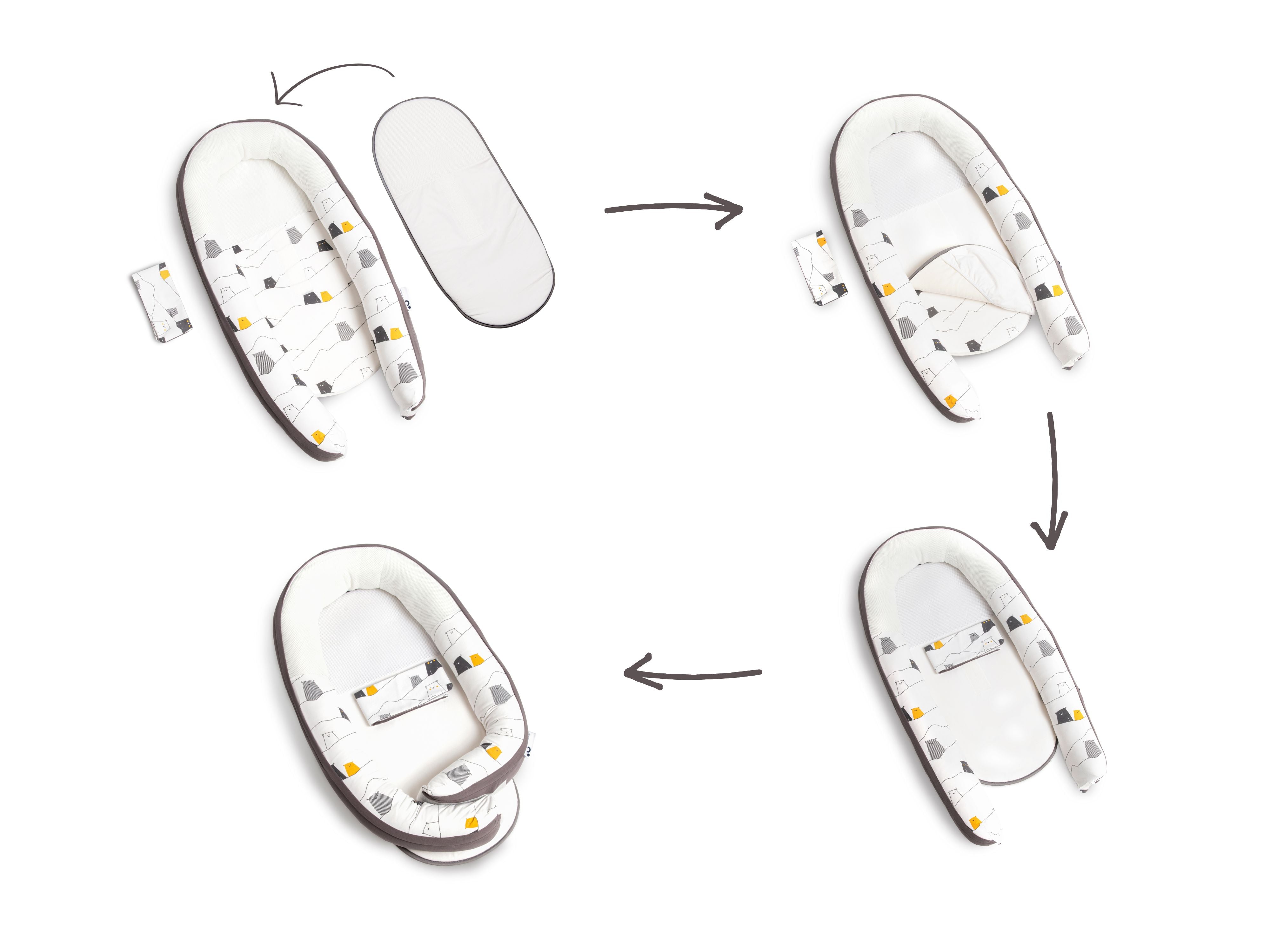 Doomoo Cocoon: Organic Cotton Babynest