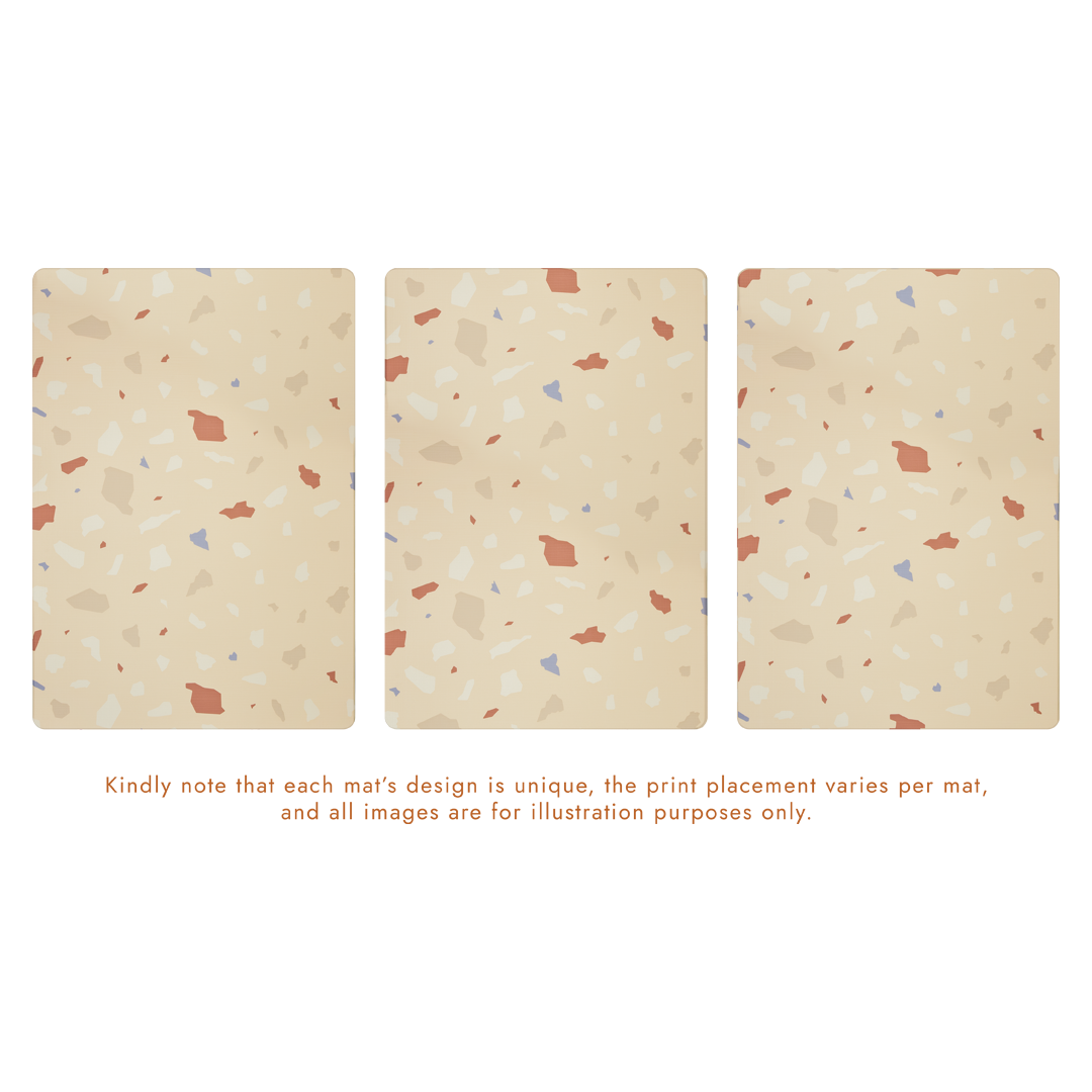 lollibly terrazzo print placement