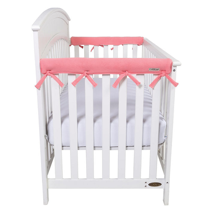 trend lab coral short rail crib wrap