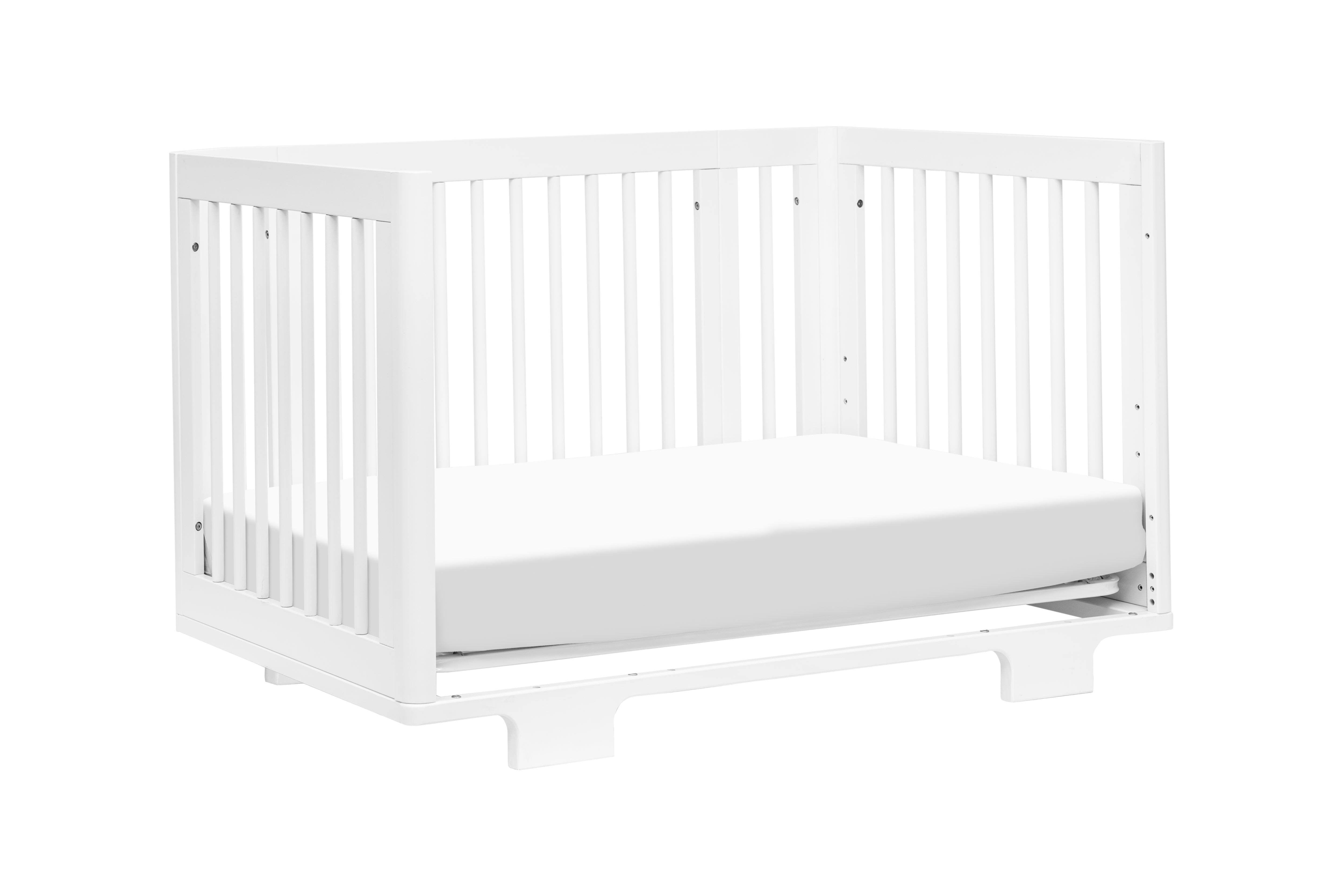 Babyletto Yuzu 8-in-1 Convertible Crib White#color_white