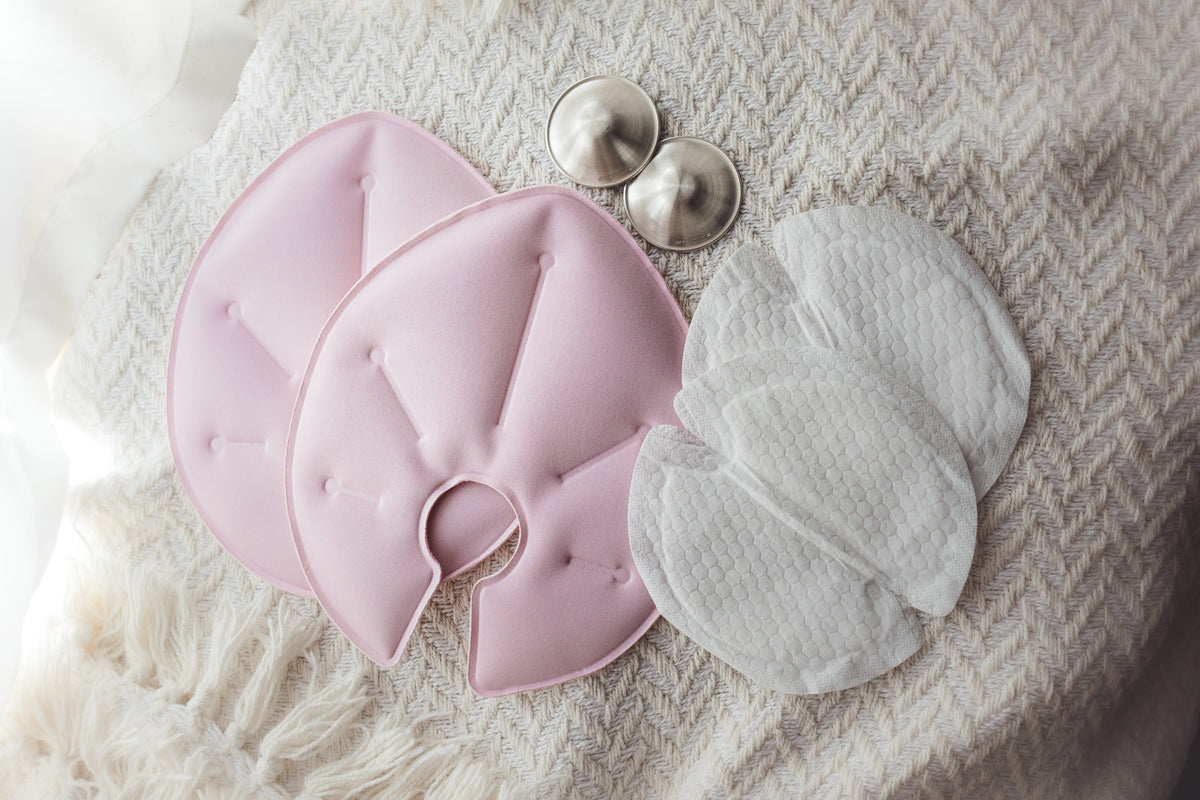 breastfeeding essentials hot compress silver nursing cups