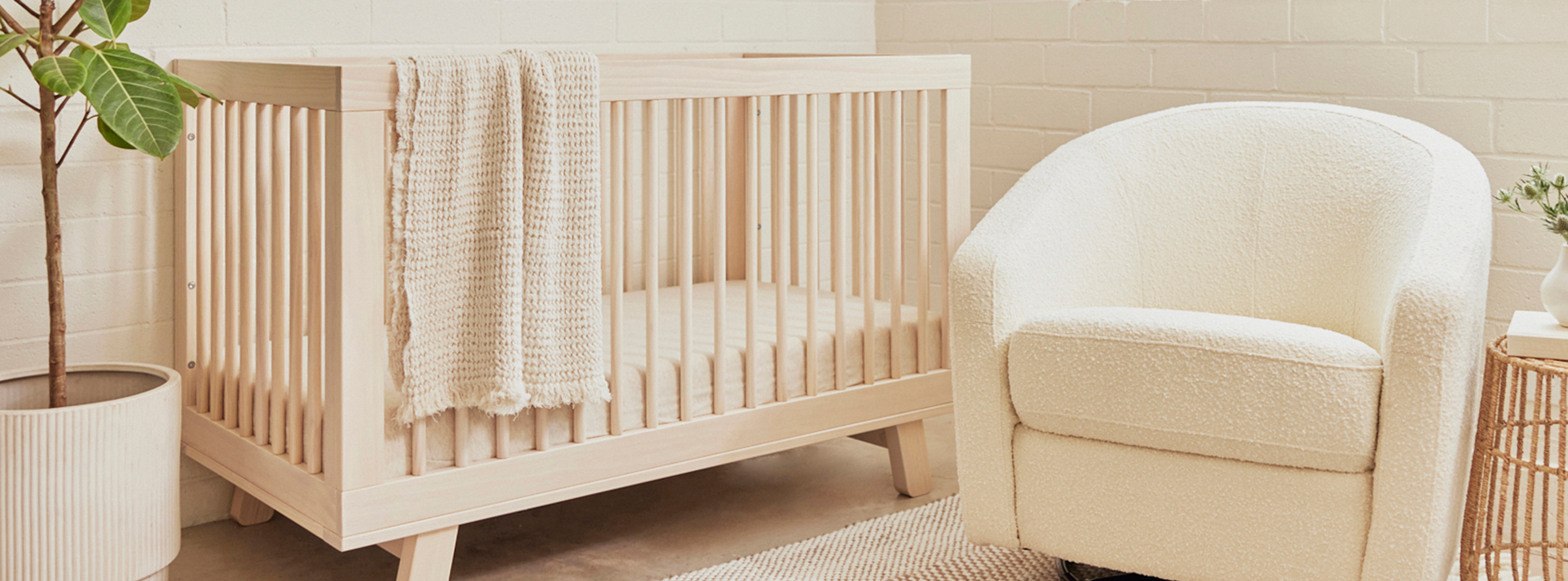 baby nursery cot nursing chair