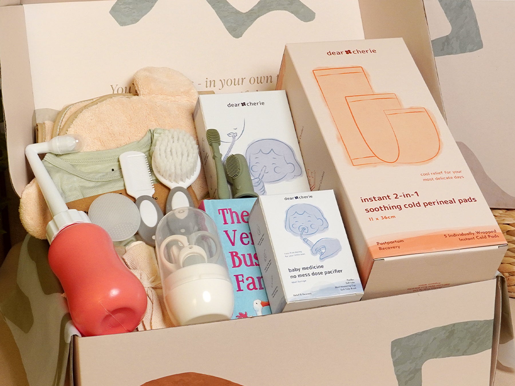 gift set for new mom postpartum and baby daily care