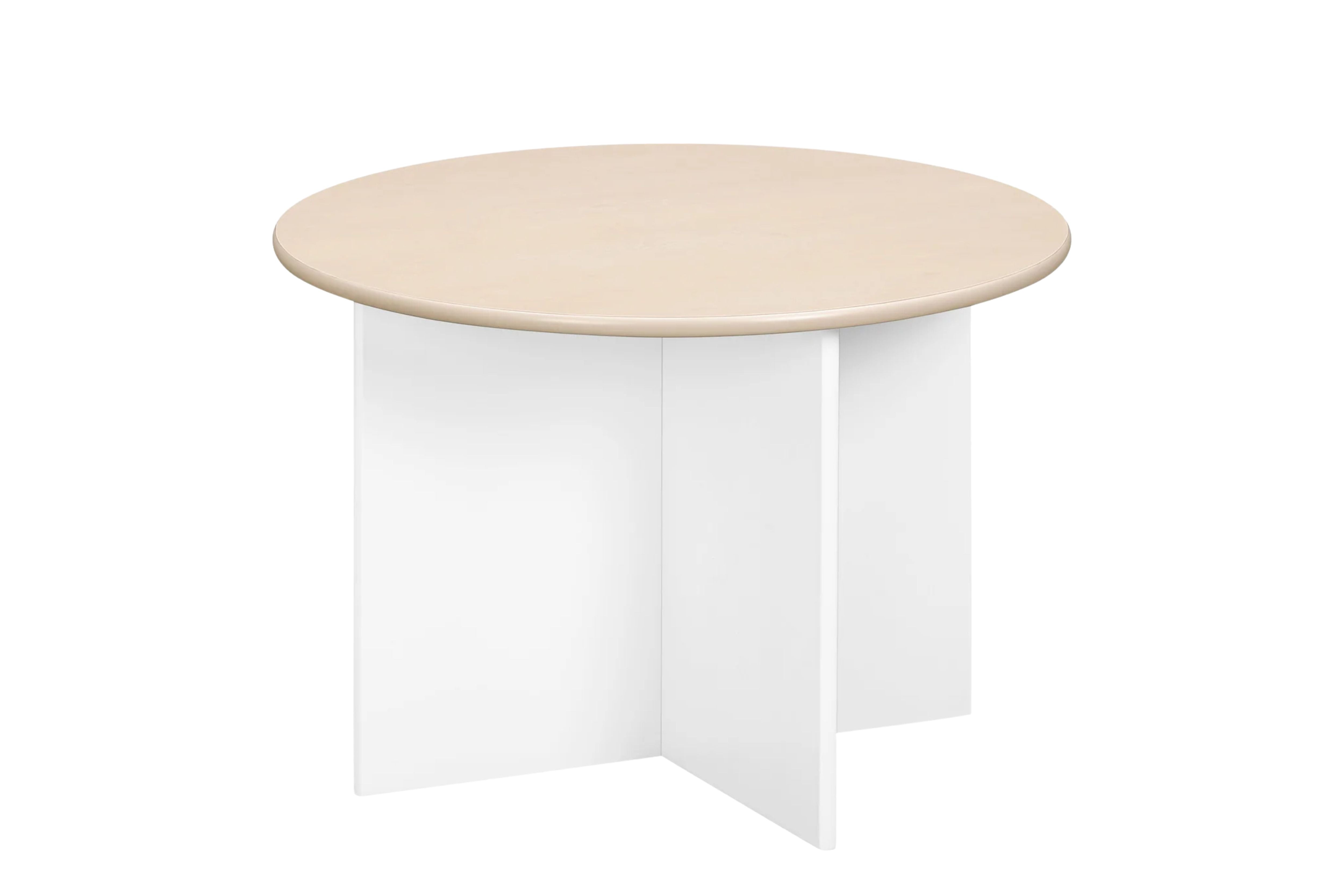 Nessa nesting children's play table and chairs set #color_white-and-washed