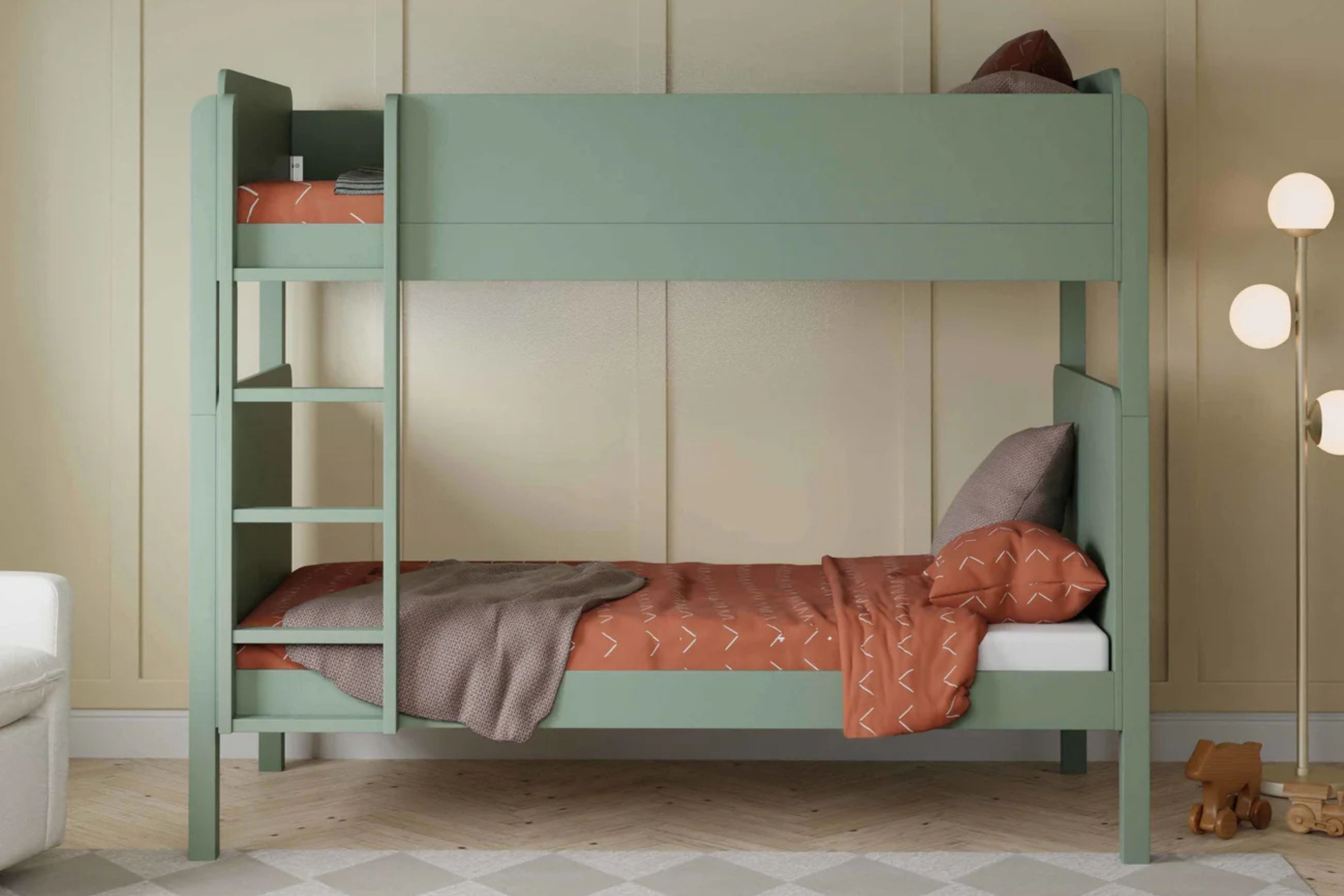 Babyletto TipToe Convertible Bunk Bed #color_light-sage