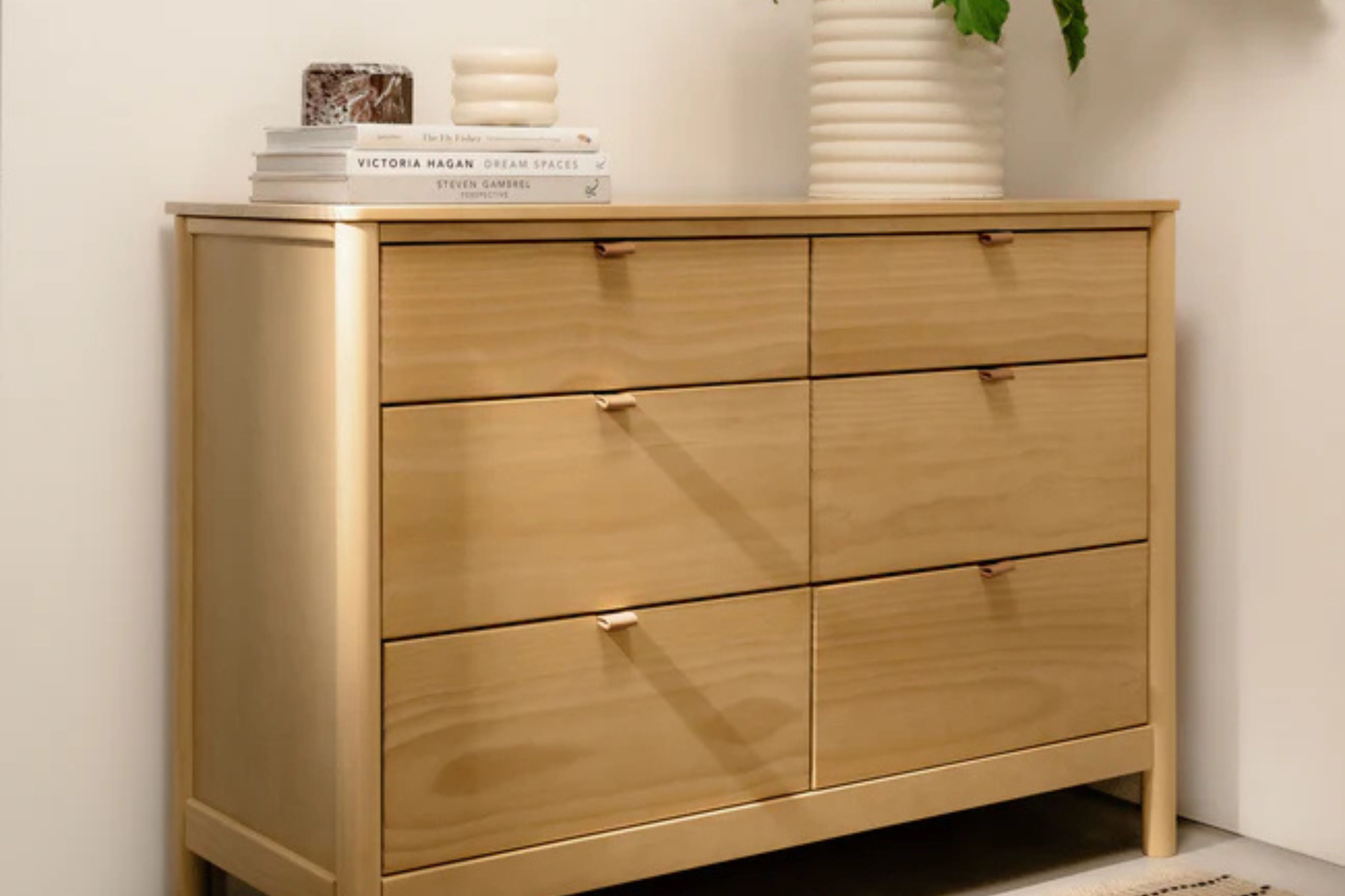 Babyletto Bondi 6-Drawer Assembled Dresser #color_honey