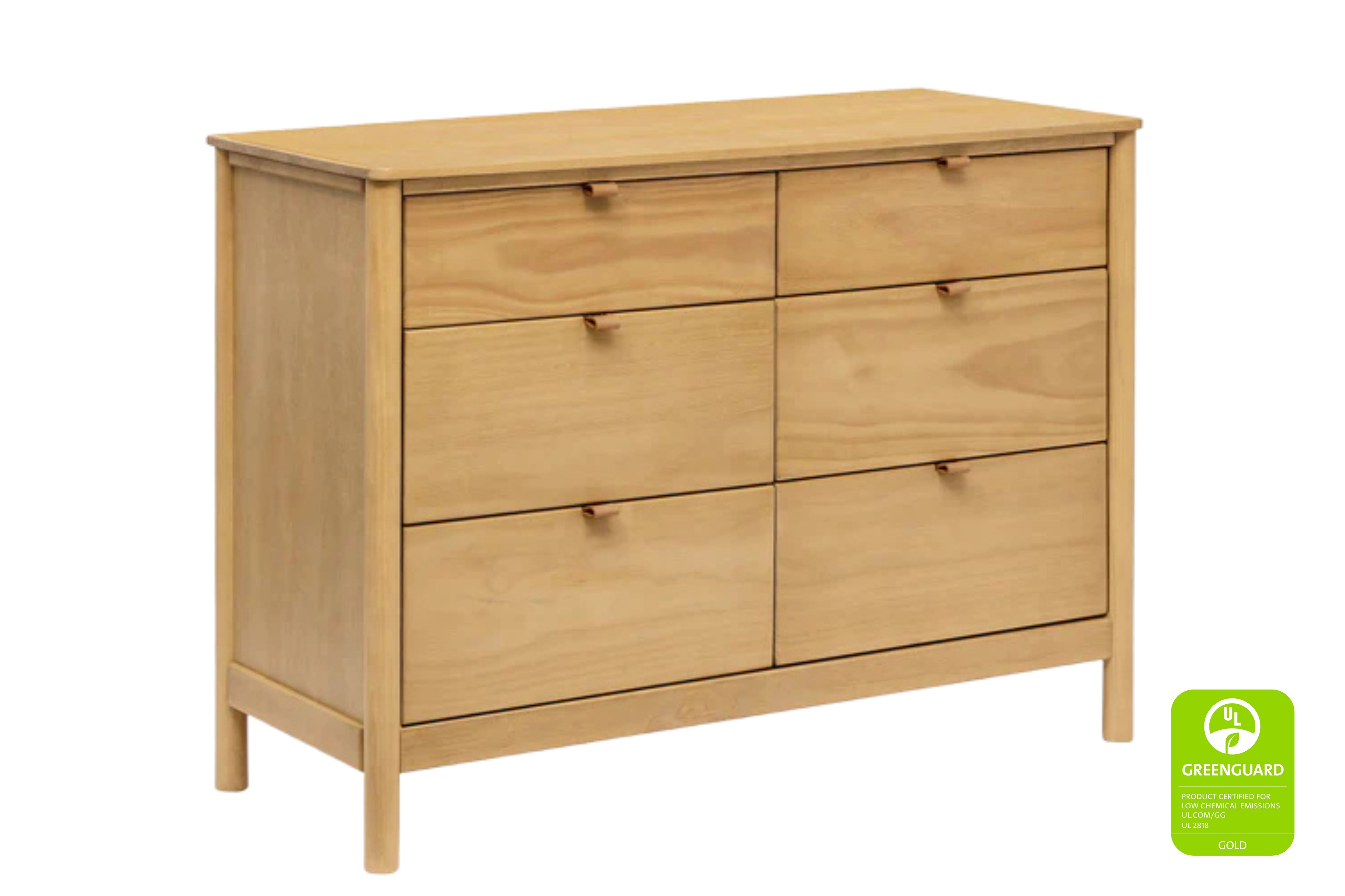 Babyletto Bondi 6-Drawer Assembled Dresser #color_honey