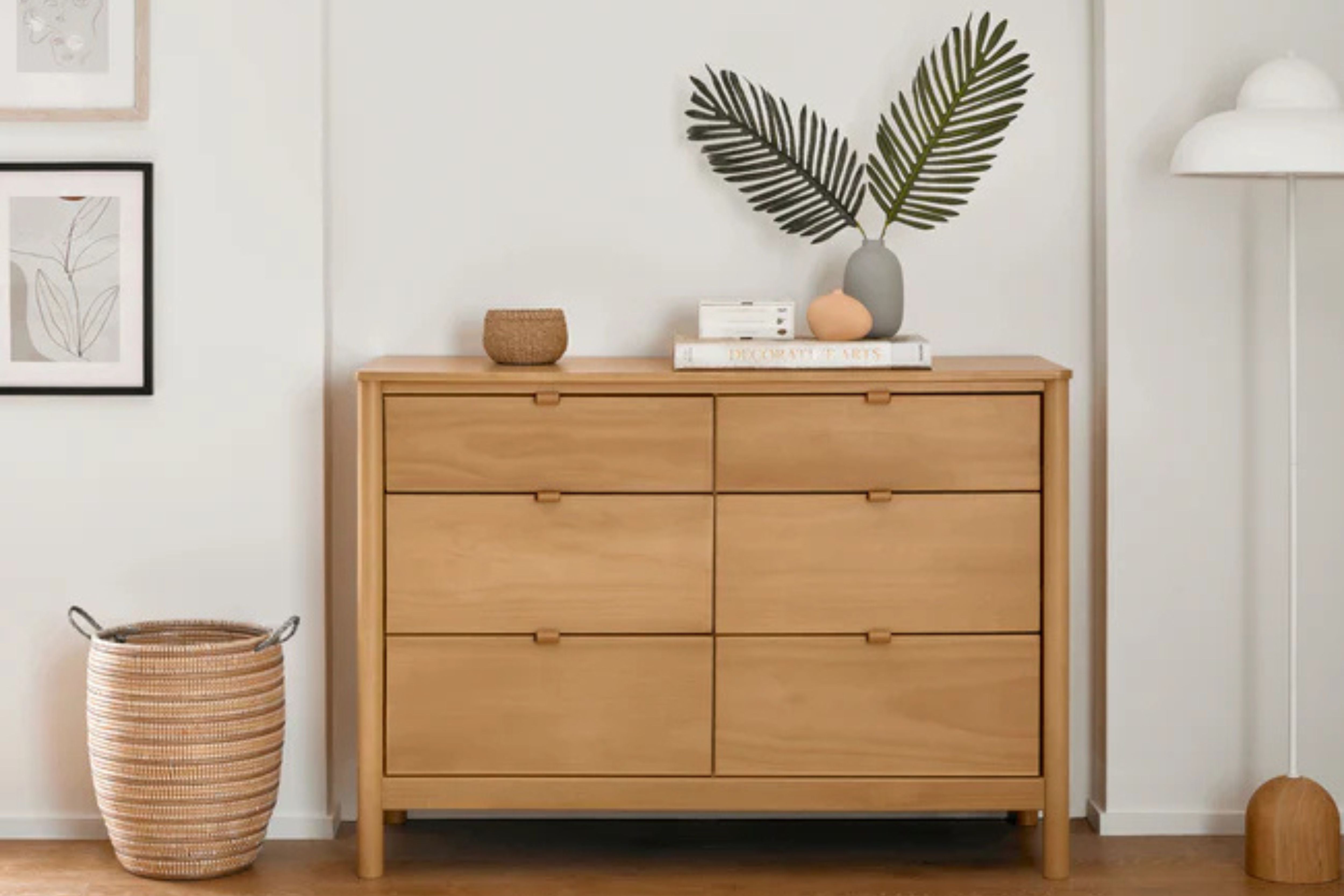Babyletto Bondi 6-Drawer Assembled Dresser #color_honey